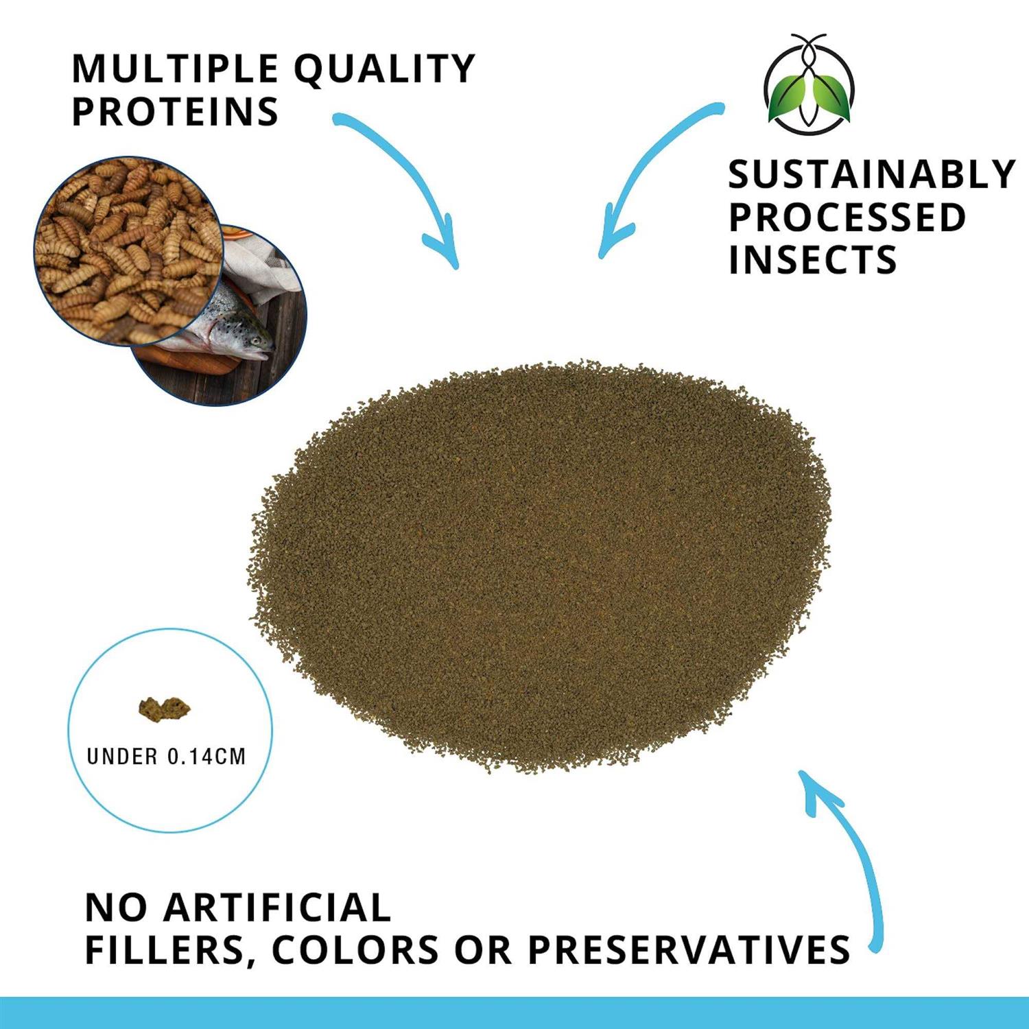 Fluval Bug Bites Tropical Fish Small Granules