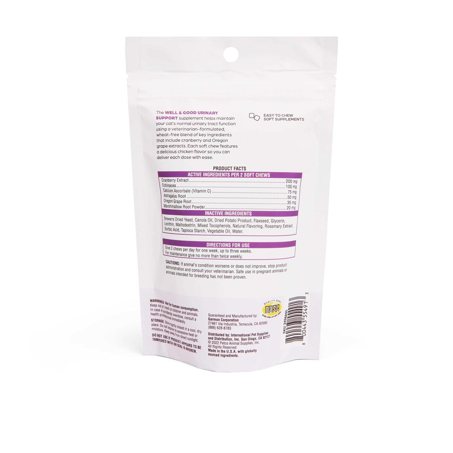 Well & Good Cat Urinary Support Soft Chews