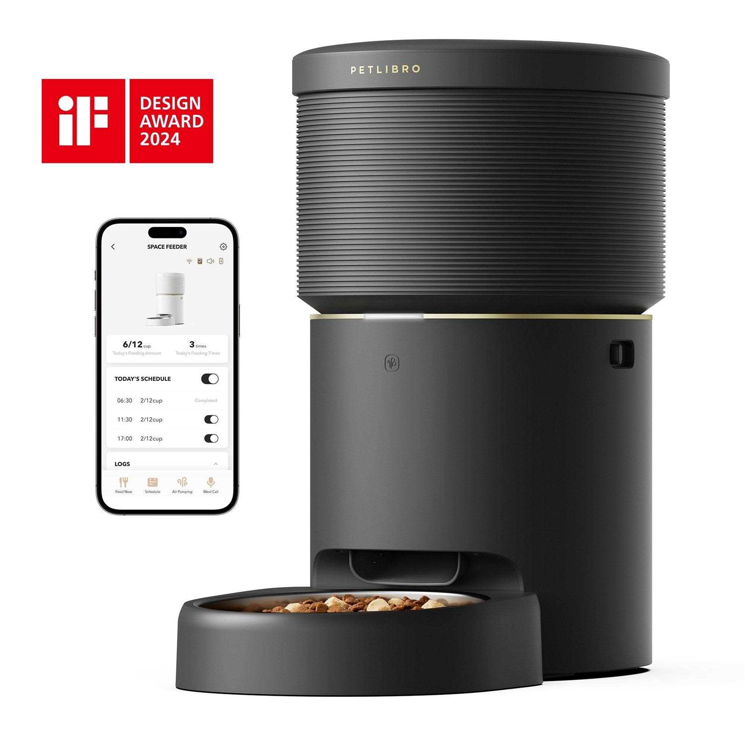 PETLIBRO Automatic Cat Feeders 5G WiFi Pet Feeder with Vacuum Food Storage for Pet Dry Food