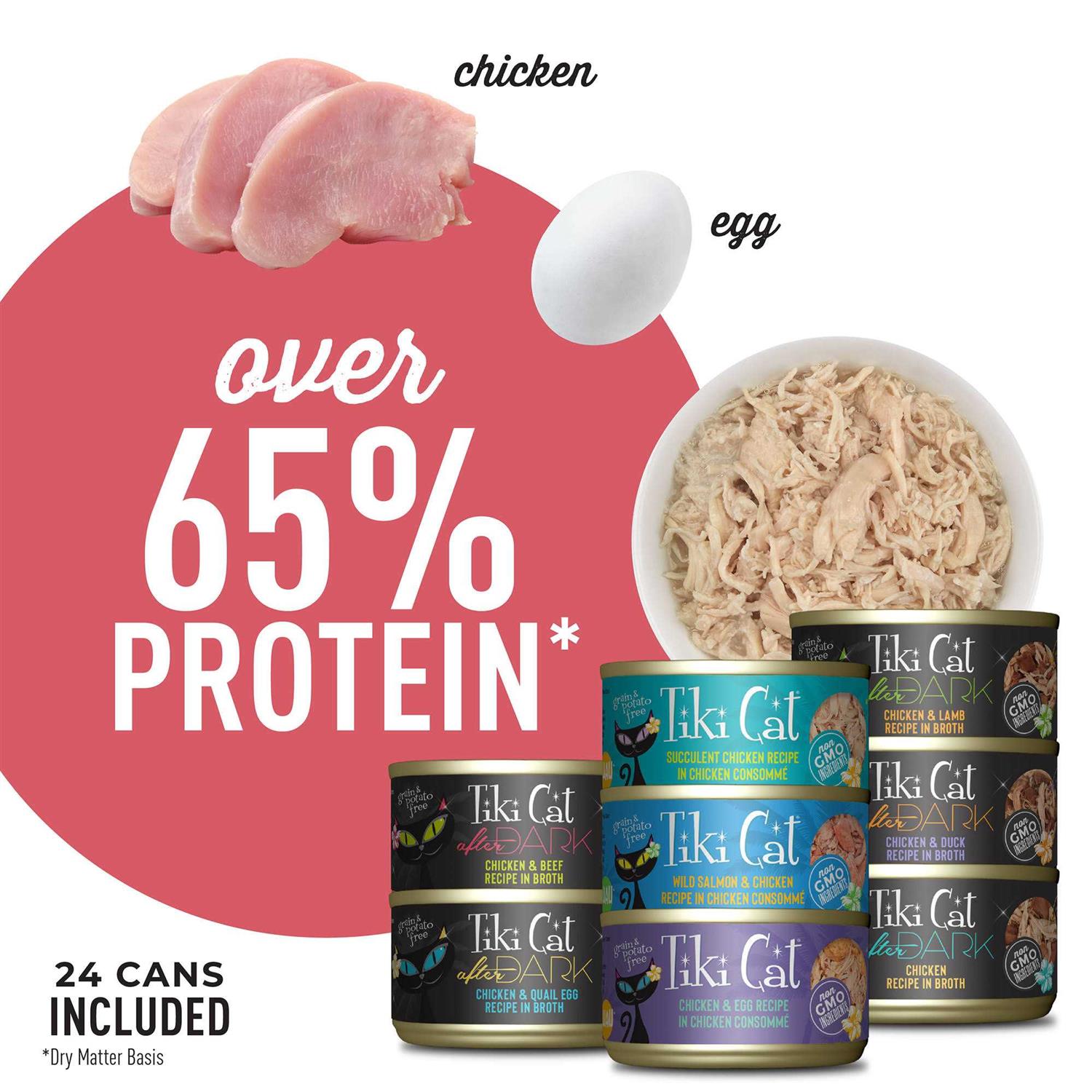 Tiki Cat Chicken Craves Cat Food