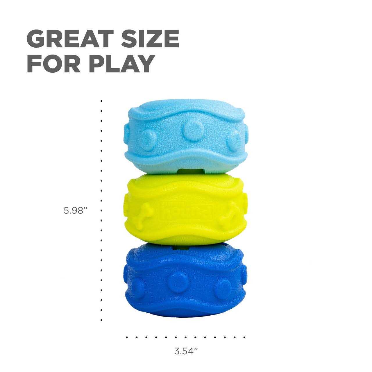 Outward Hound Treat Locking Discs Dispenser Puzzle Dog Toy