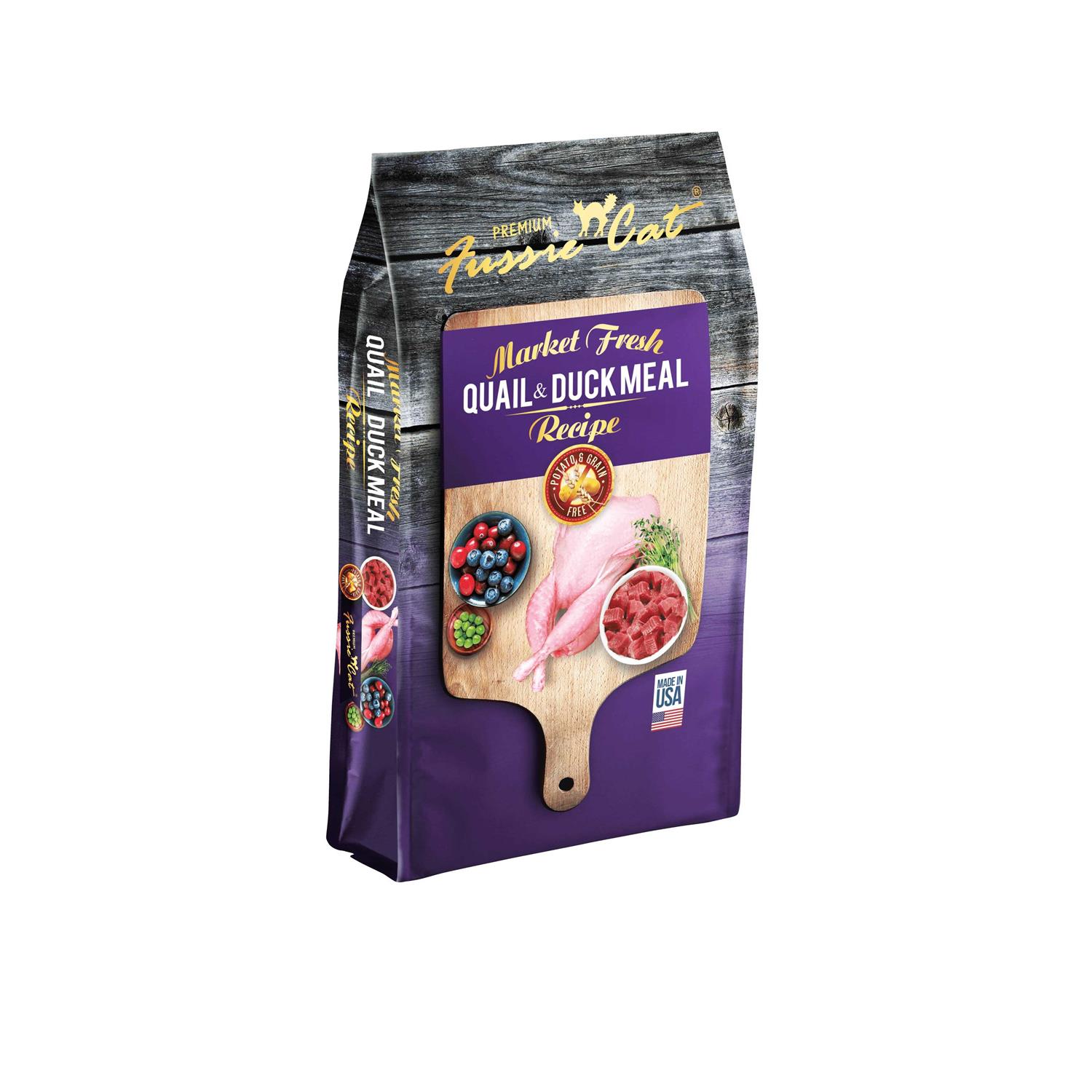 Fussie Cat Market Fresh Quail & Duck Meal Dry Cat Food
