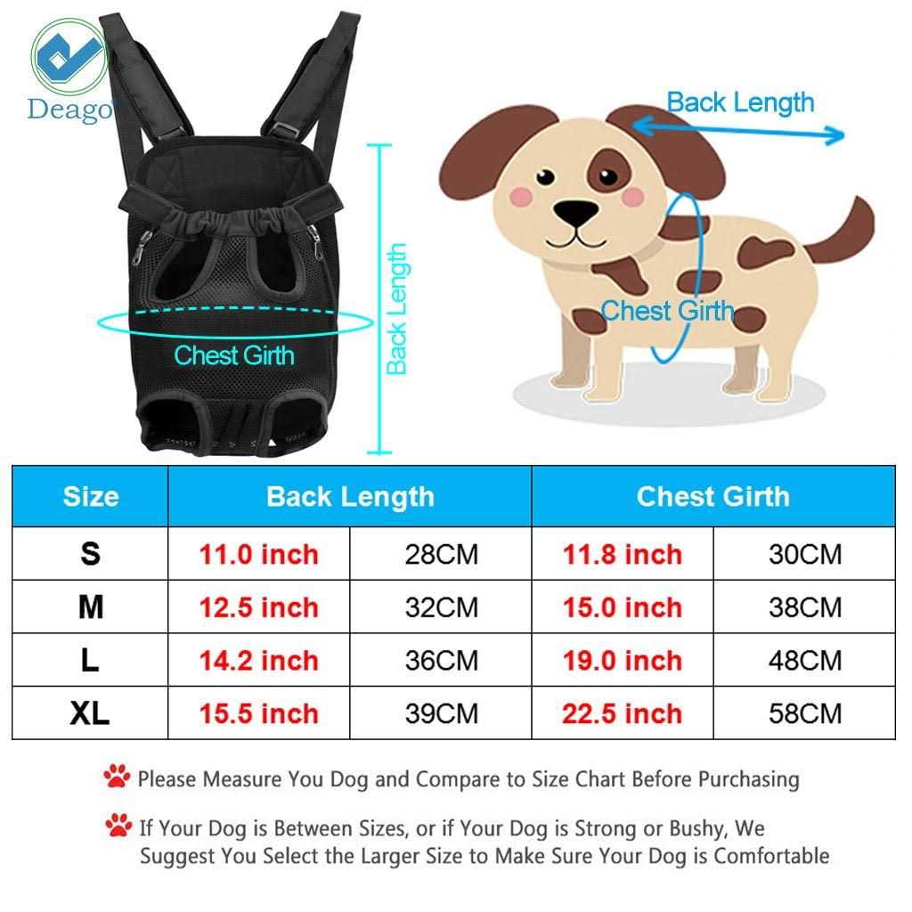 Deago Outdoor Legs Out Front Pet Dog Puppy Cat Carrier Backpack Tote Holder Bag Sling