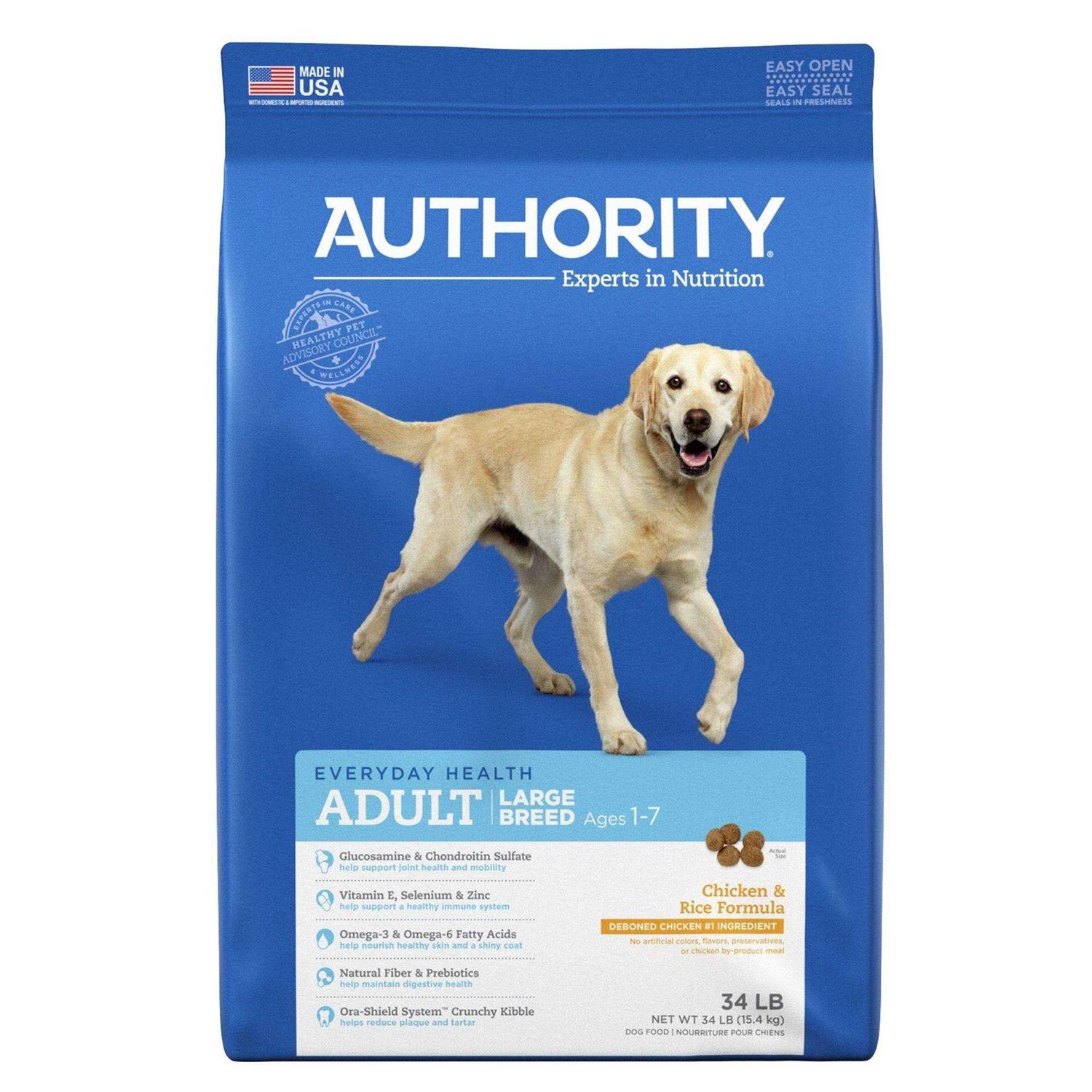 Authority Everyday Health Large Breed Adult Dry Dog Food