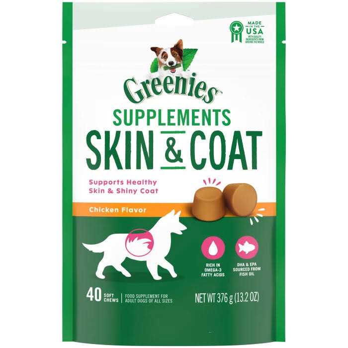 Greenies Skin & Coat Supplements