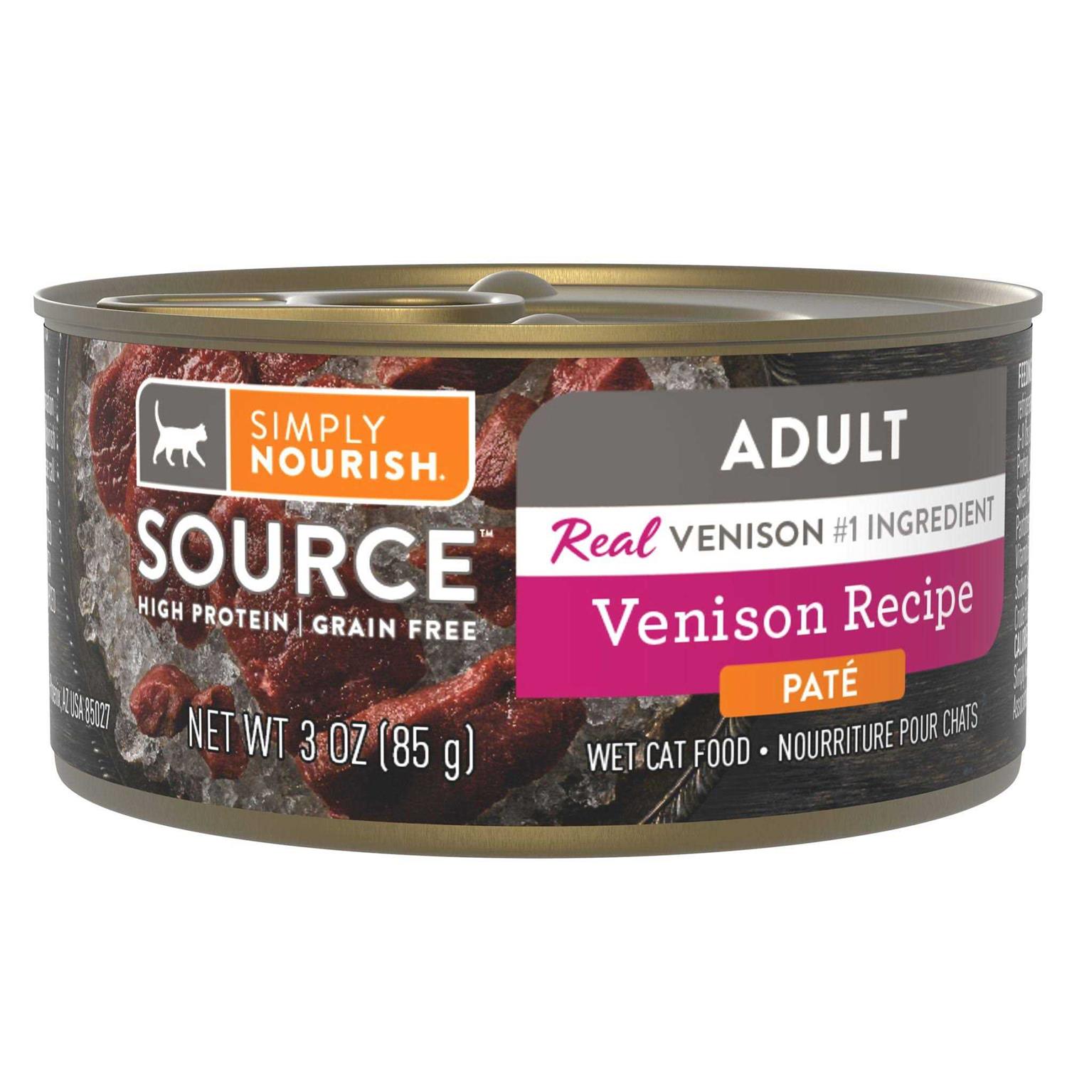 Simply Nourish SOURCE Pate Adult Wet Cat Food Natural
