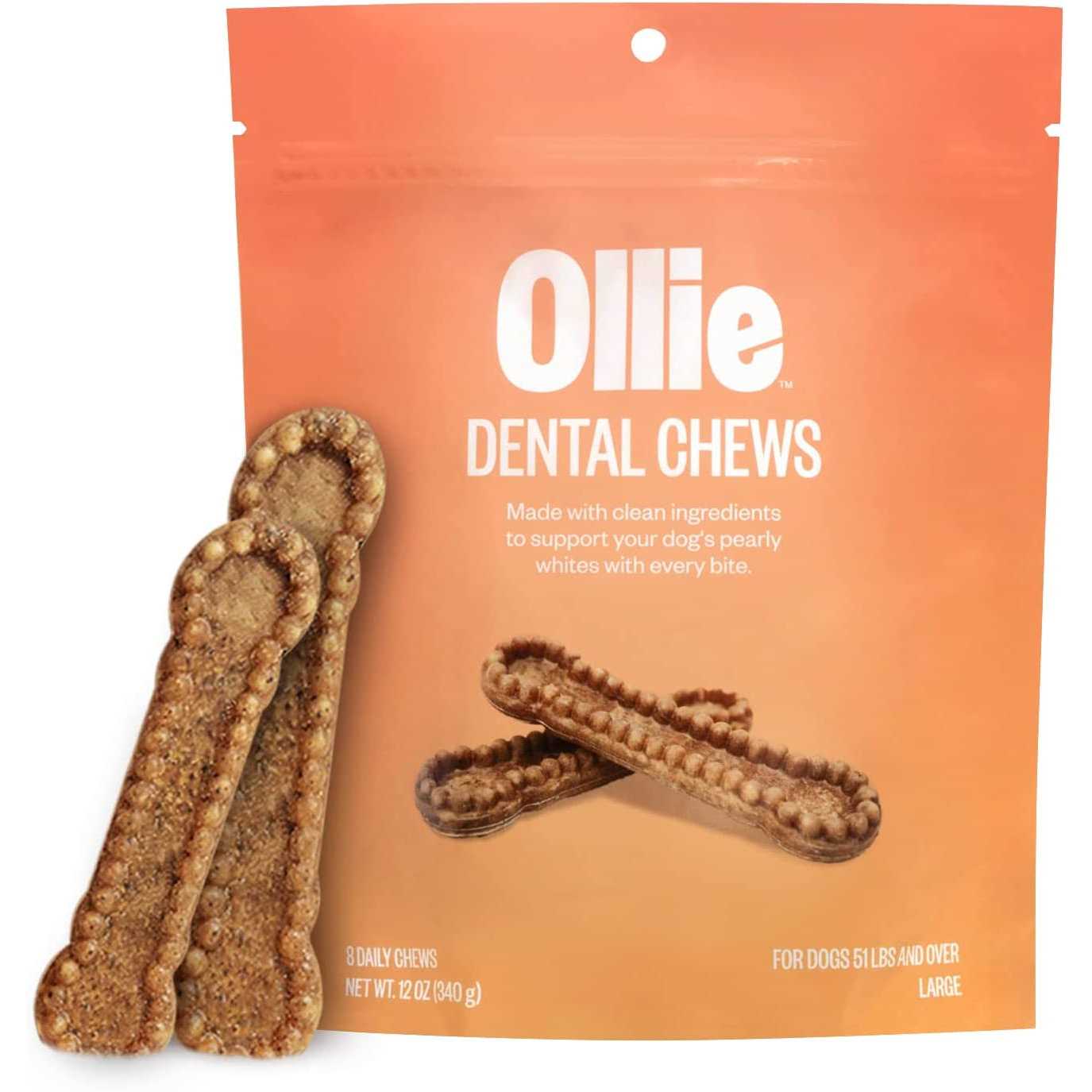 Ollie Dental Chews For Dogs Dog Breath Treats Dog Teeth Cleaning Treat