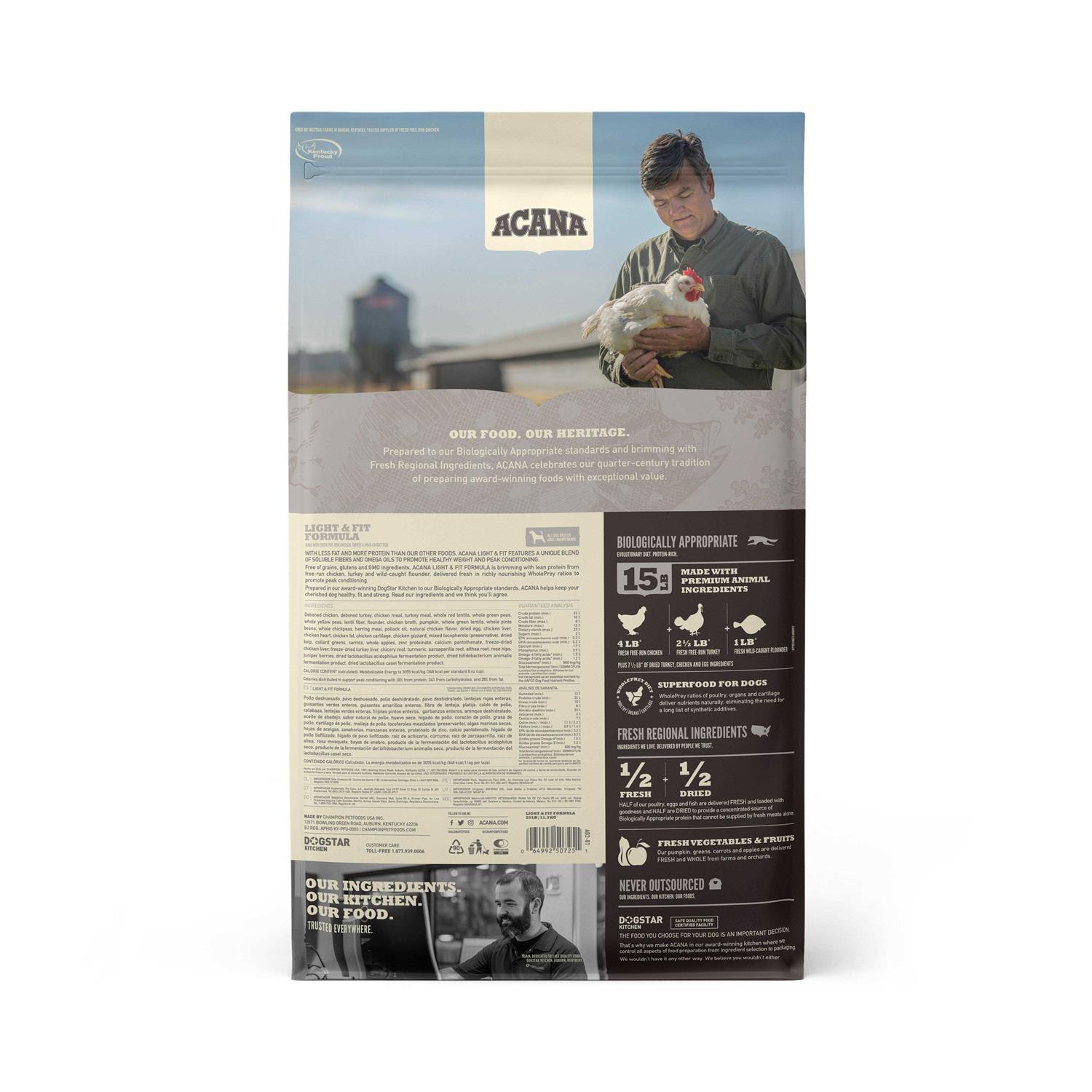 Acana Light & Fit Dry Dog Food