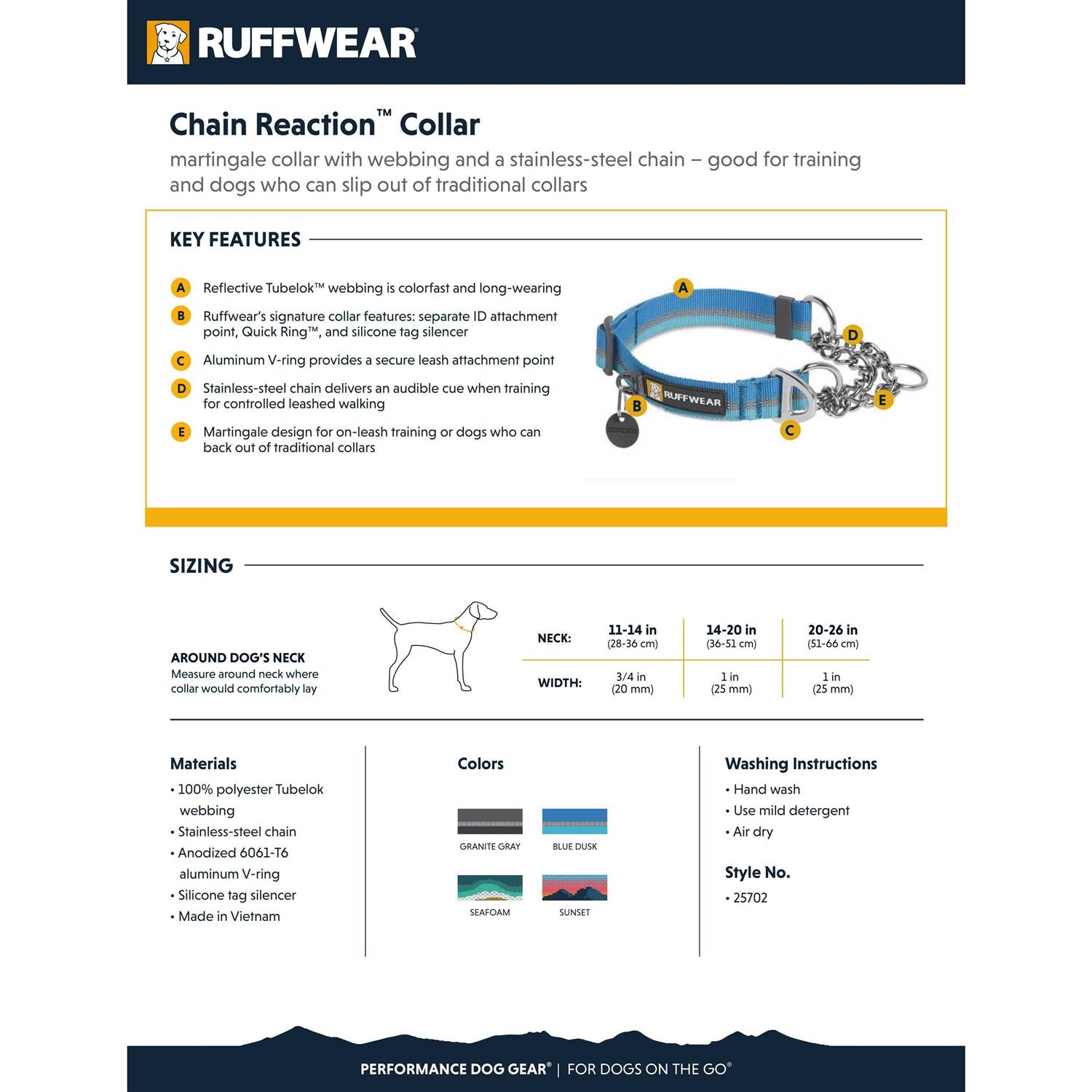 Ruffwear Chain Reaction Dog Collar