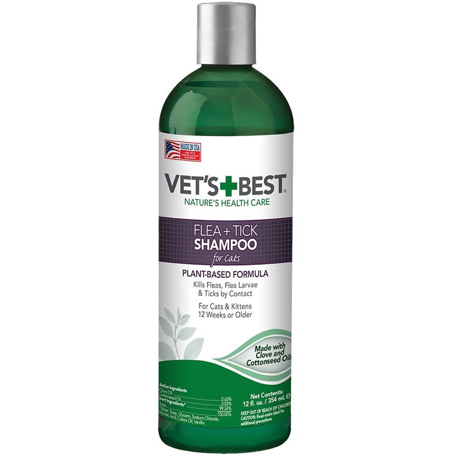 Vet’s Best Flea & Tick Shampoo for Cats