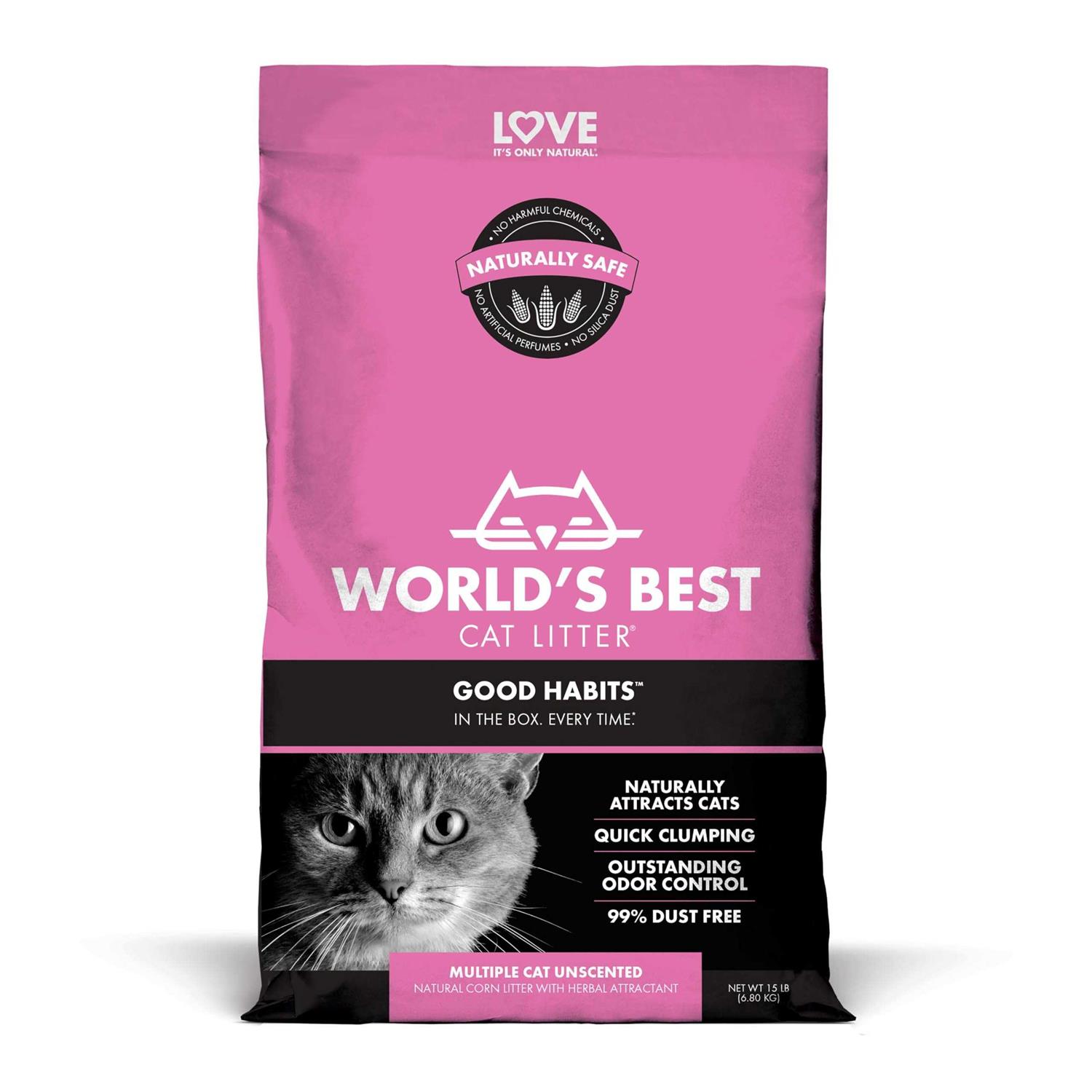 WORLD’S BEST Cat Litter Good Habits Attractant Cat Litter