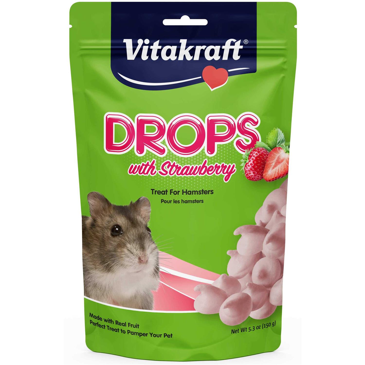 Vitakraft Drops with Strawberry for Hamsters
