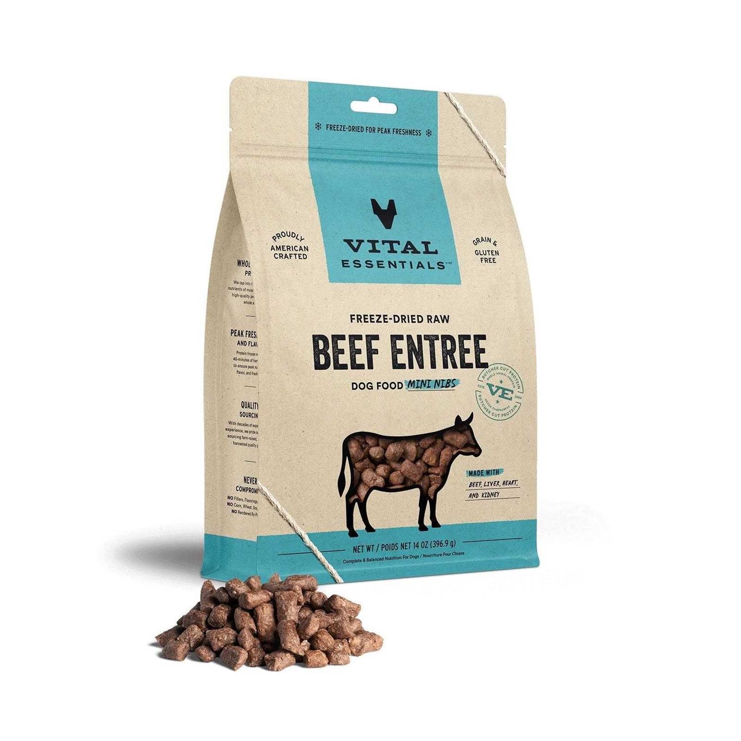 Vital Essentials Freeze-Dried Mini Nibs Dog Food