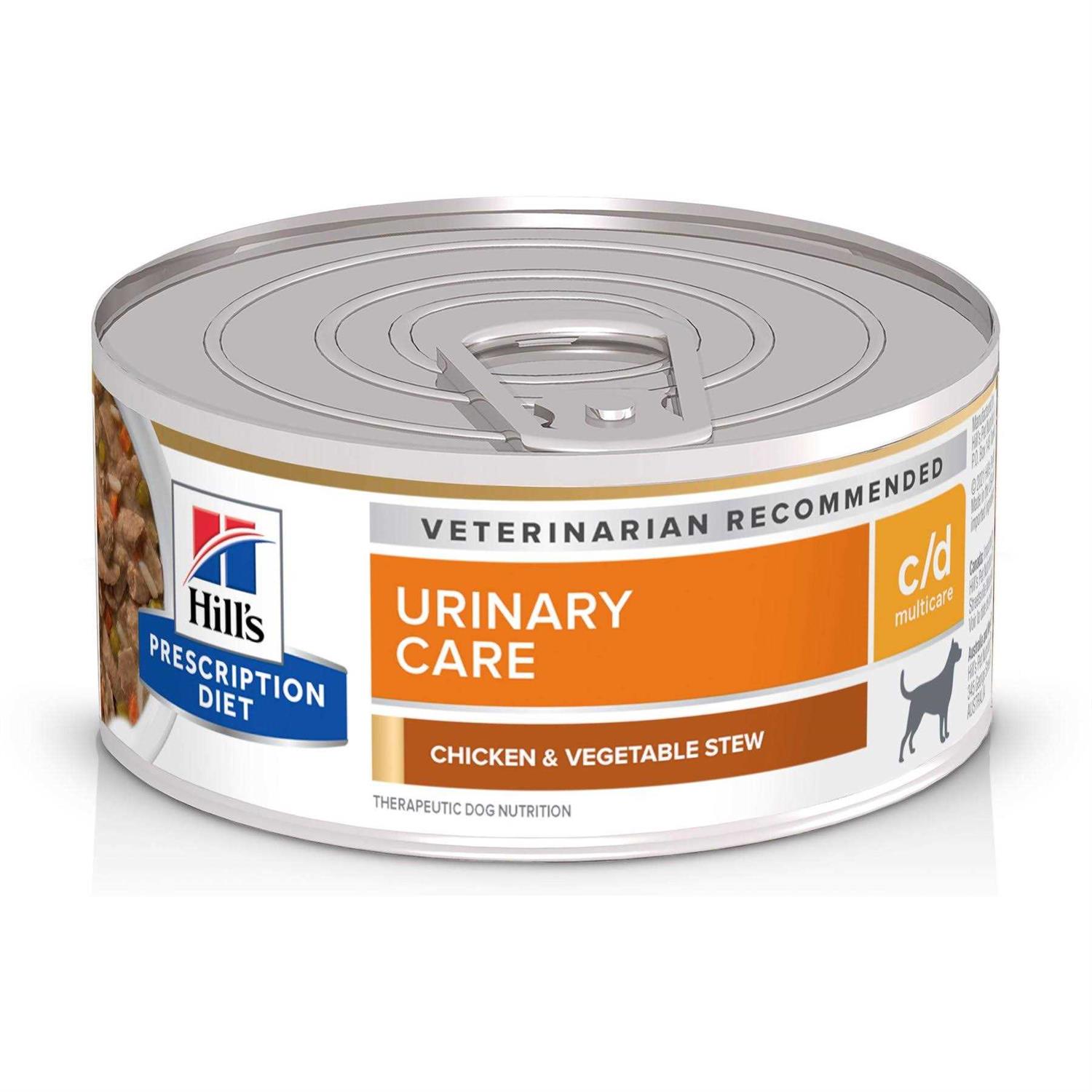 Hill’s Prescription Diet c/d Multicare Urinary Care Chicken & Vegetable Stew Canned Dog Food