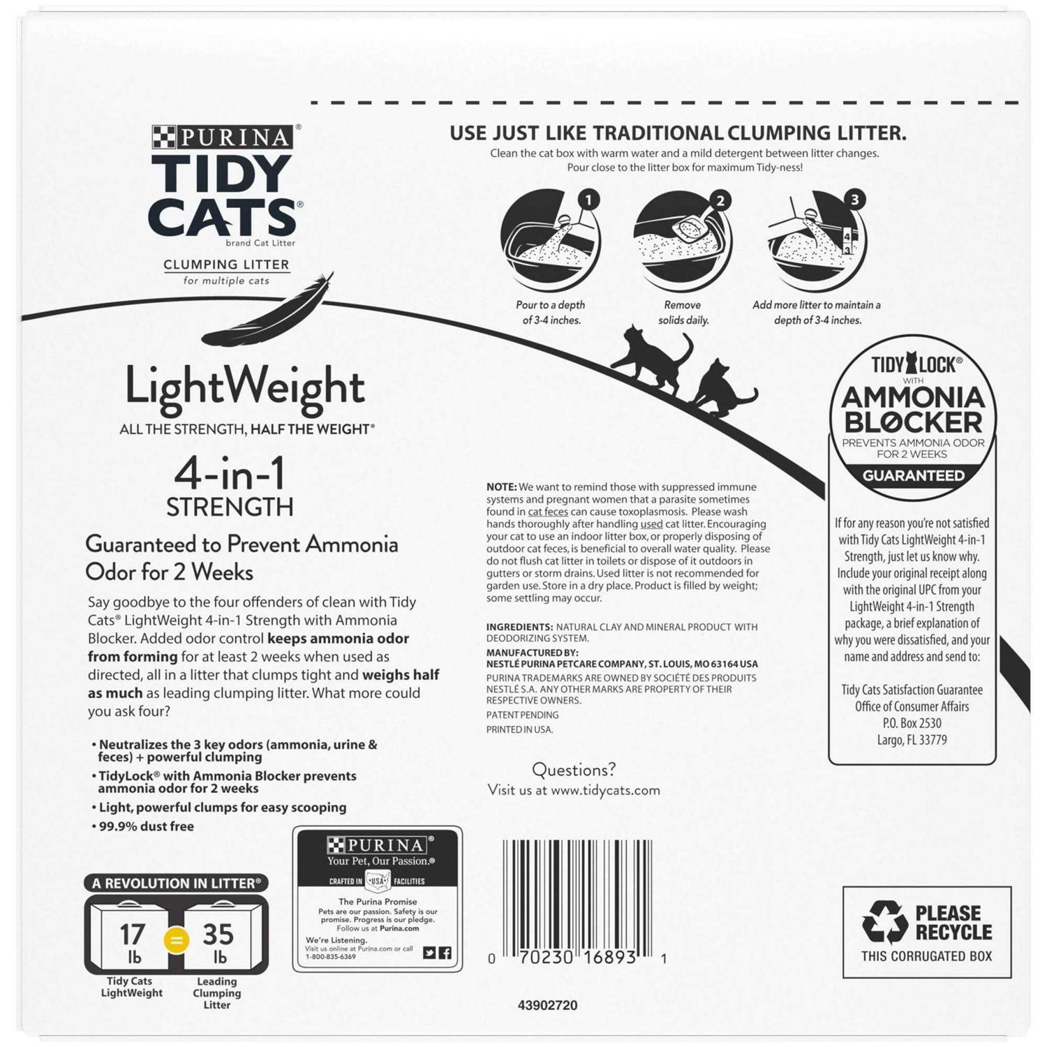 Purina Tidy Cats Low Dust Multi Cat Clumping Cat Litter