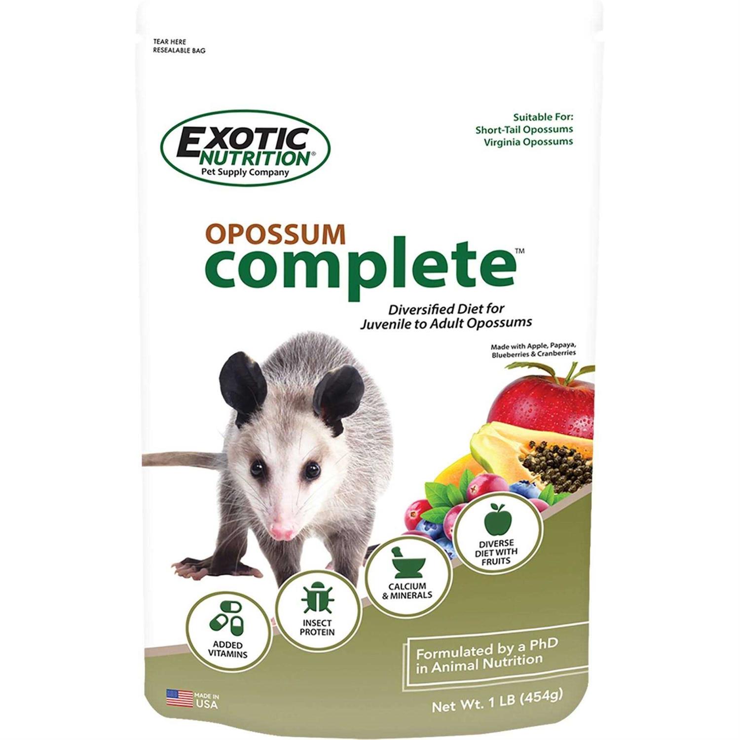 Exotic Nutrition Opossum Complete Food