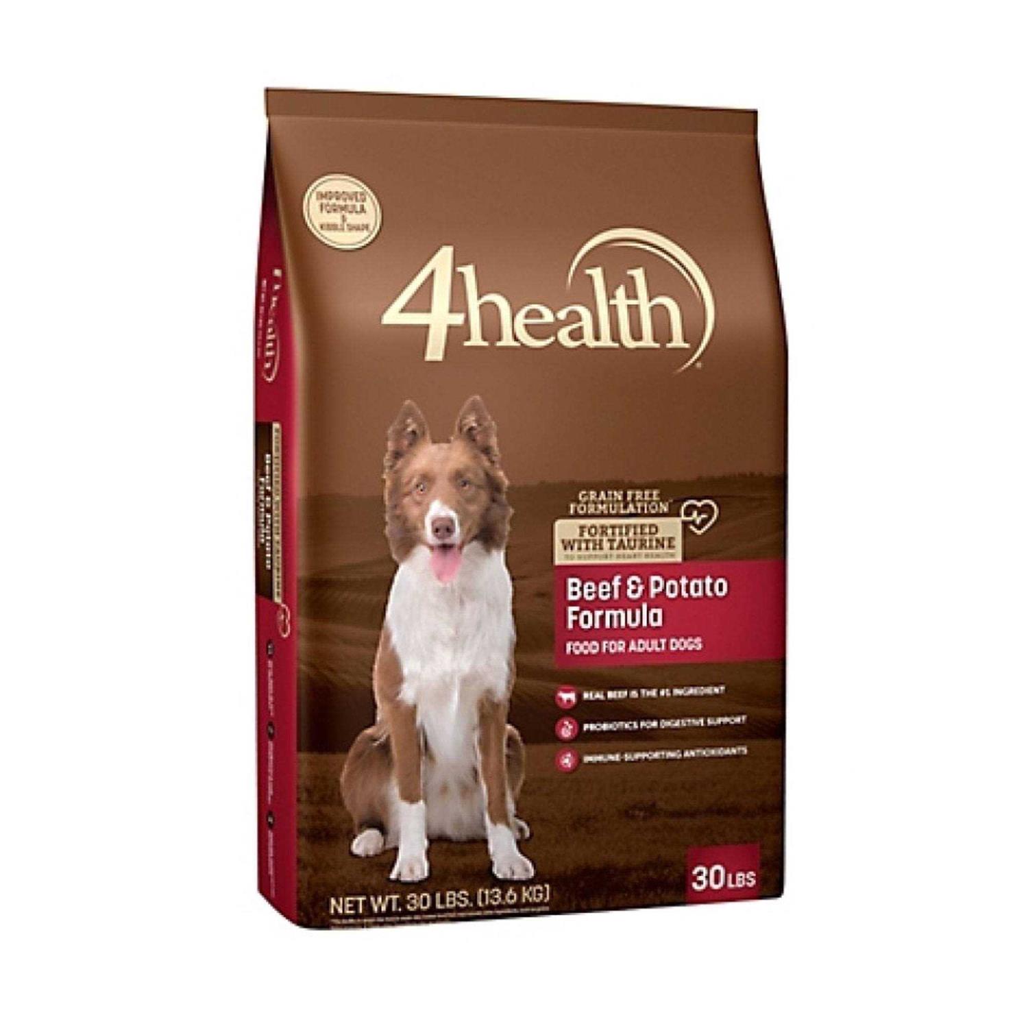 4health Grain Free Formulation Beef and Potato Formula Dry Dog Food