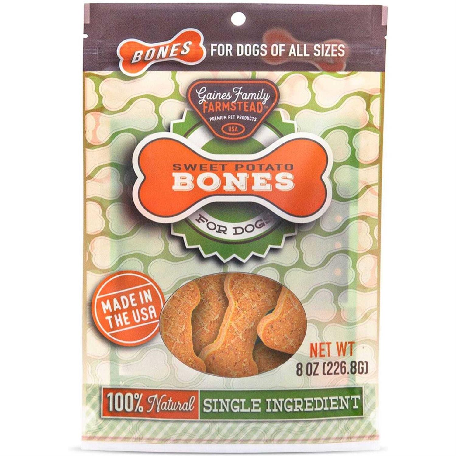 Gaines Family Farmstead Sweet Potato Bones Dog