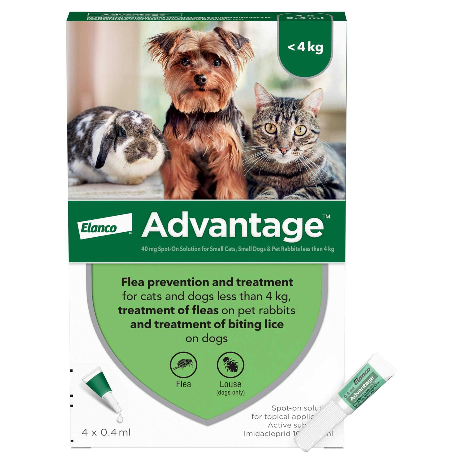 Advantage 40mg Spot-On for Small Cats