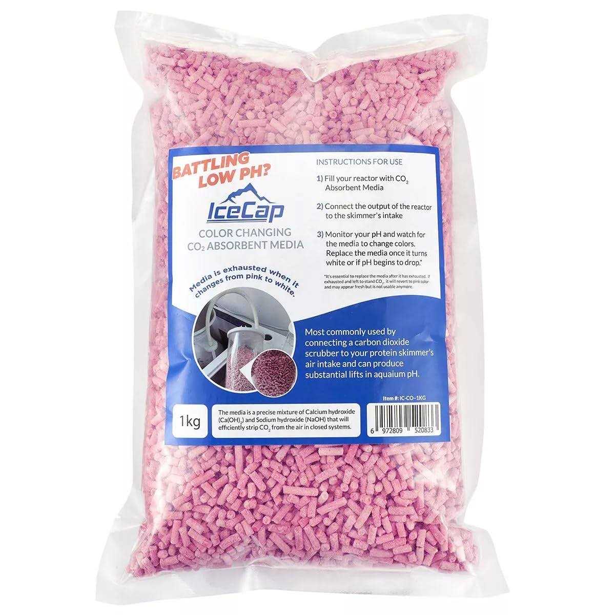IceCap Color Changing CO2 Absorbent Media