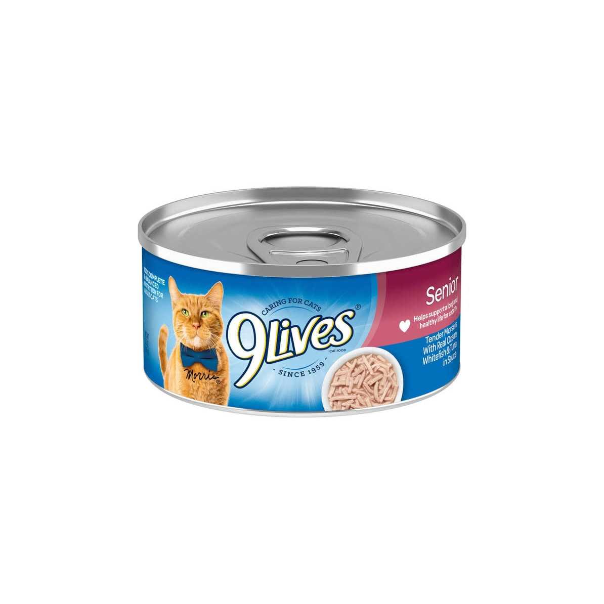 9Lives Wet Kitten Food Meaty Pat With Real Ocean Whitefish & Tuna