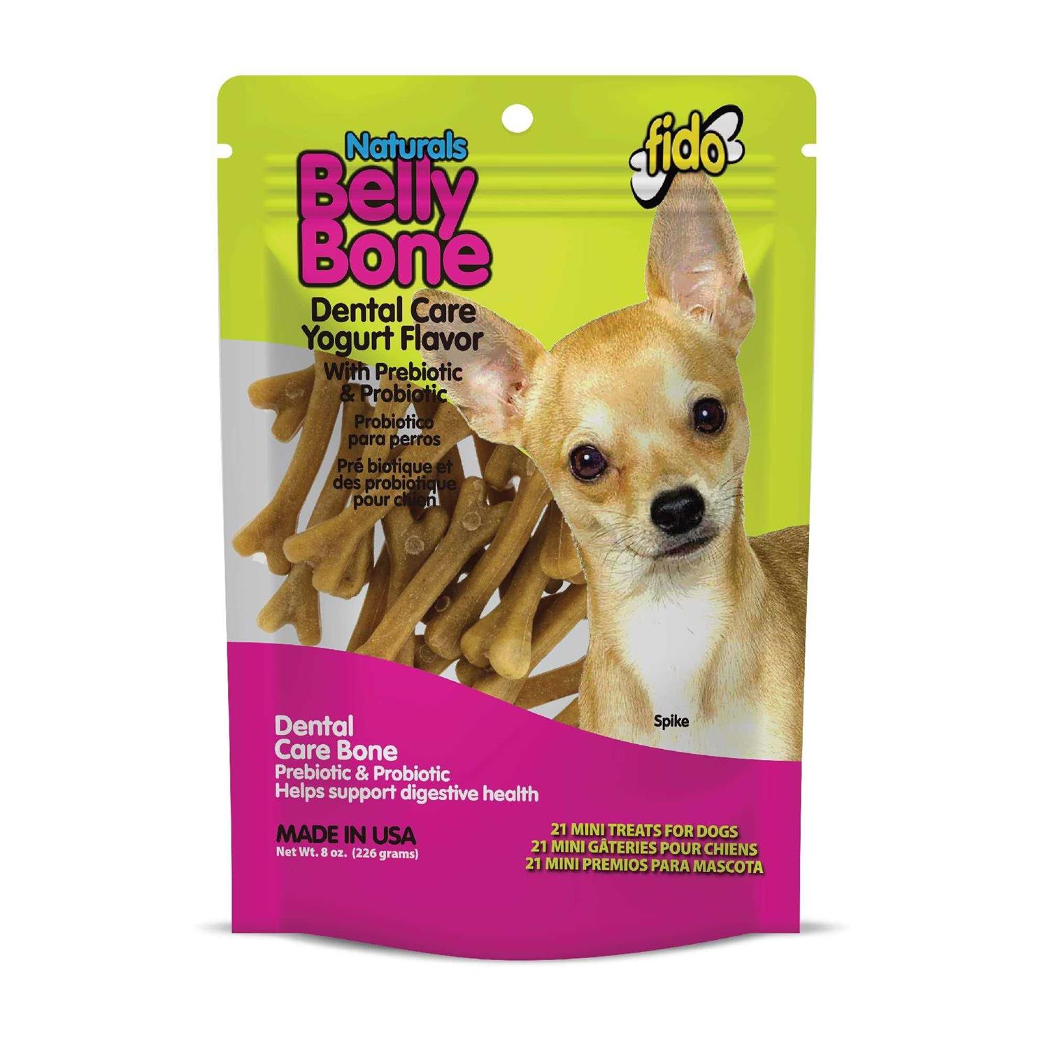 Fido Belly Bones Treats 8oz Bag