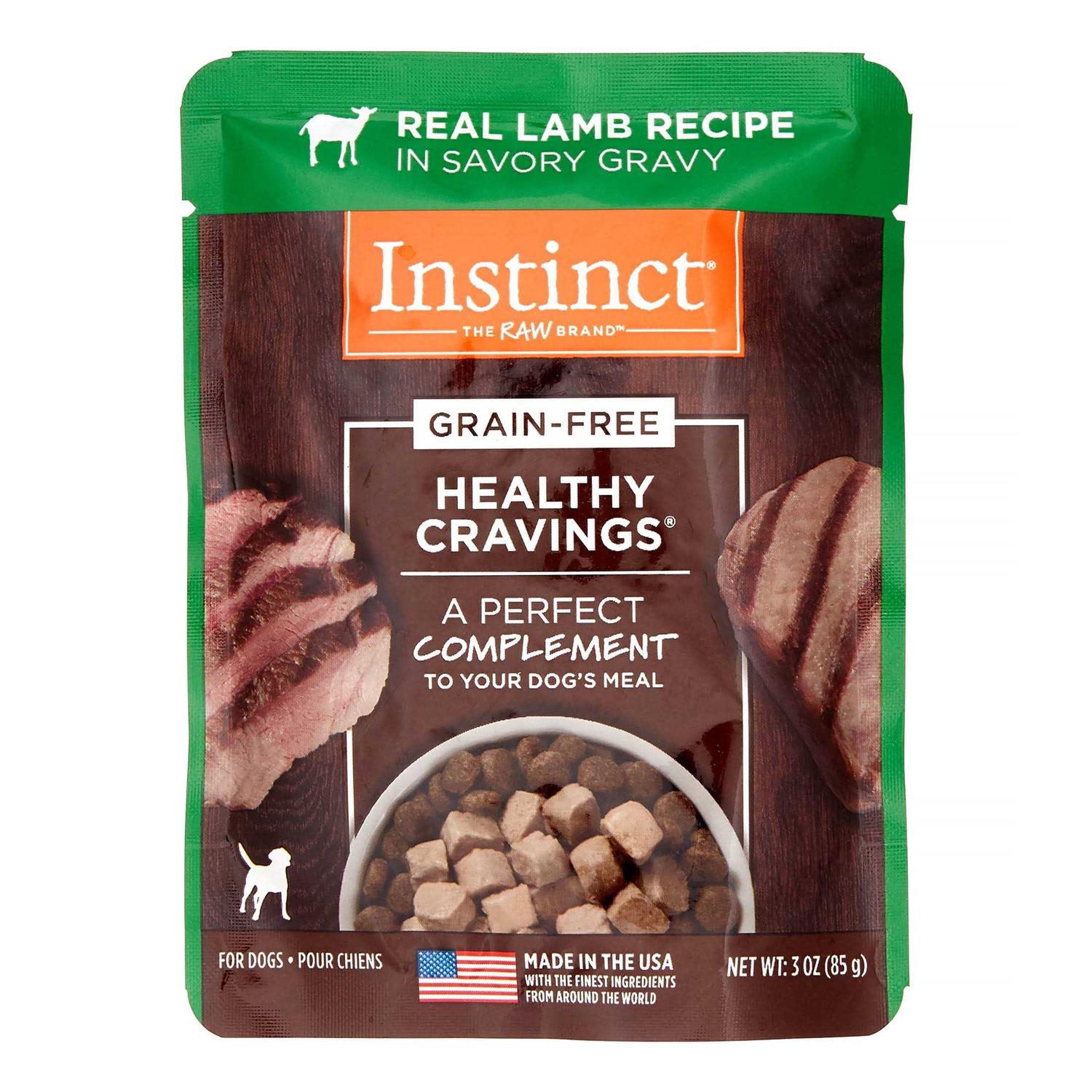 Instinct Healthy Cravings Grain Free Real Recipe Wet Dog Food Topper