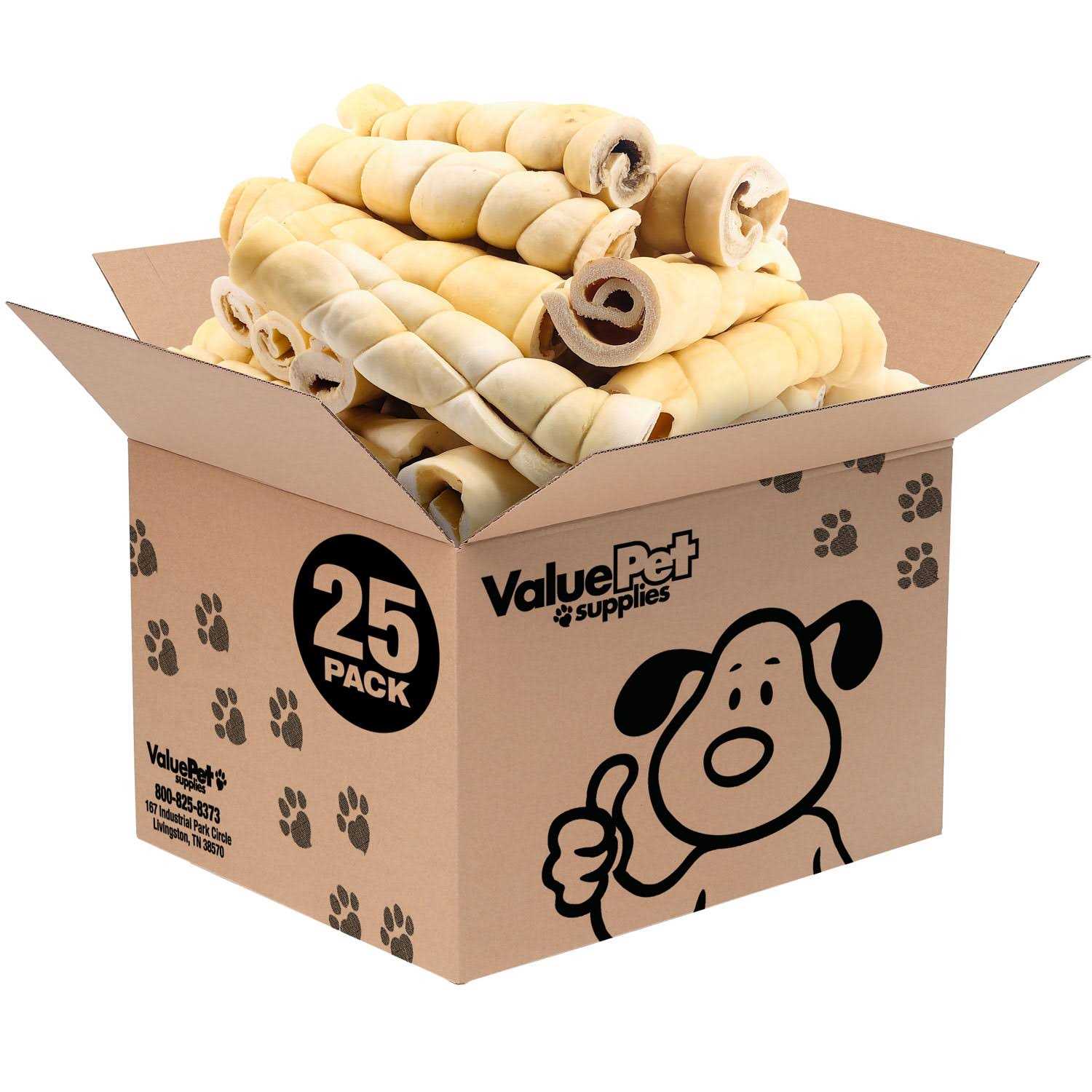 ValueBull Cheek Rolls Premium Beef Dog Chews