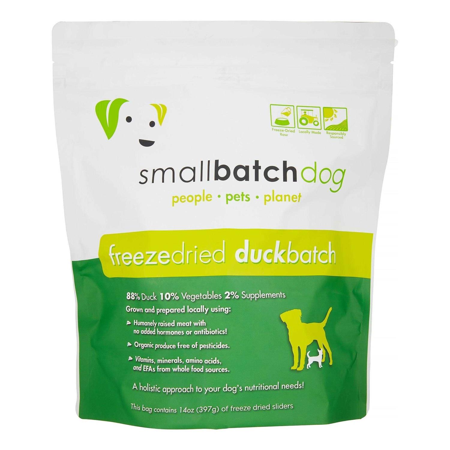 Smallbatch Duck Sliders 14 oz Freeze Dried Dog Food