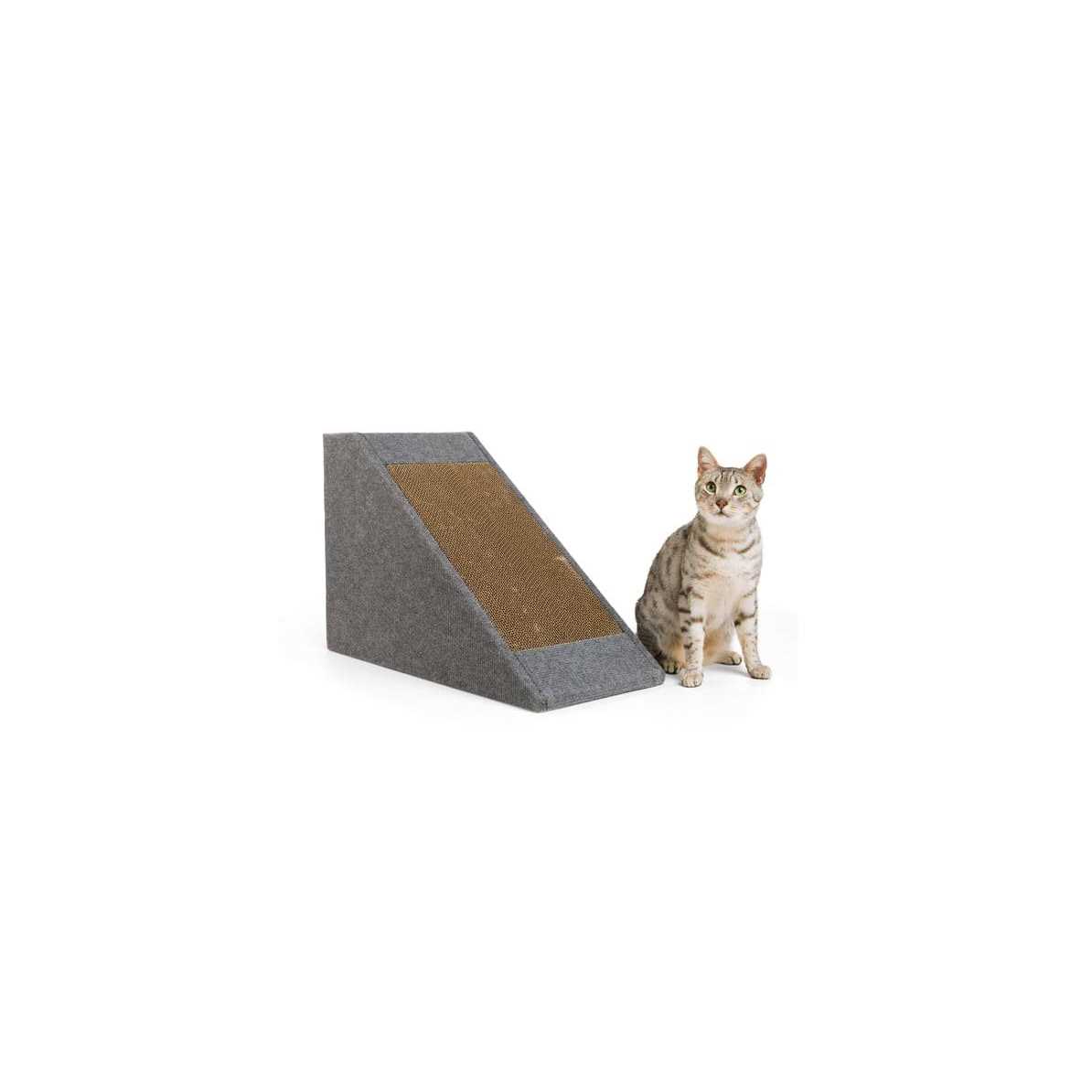 EveryYay Rise & Climb Cat Ramp with Refillable Double Scratcher