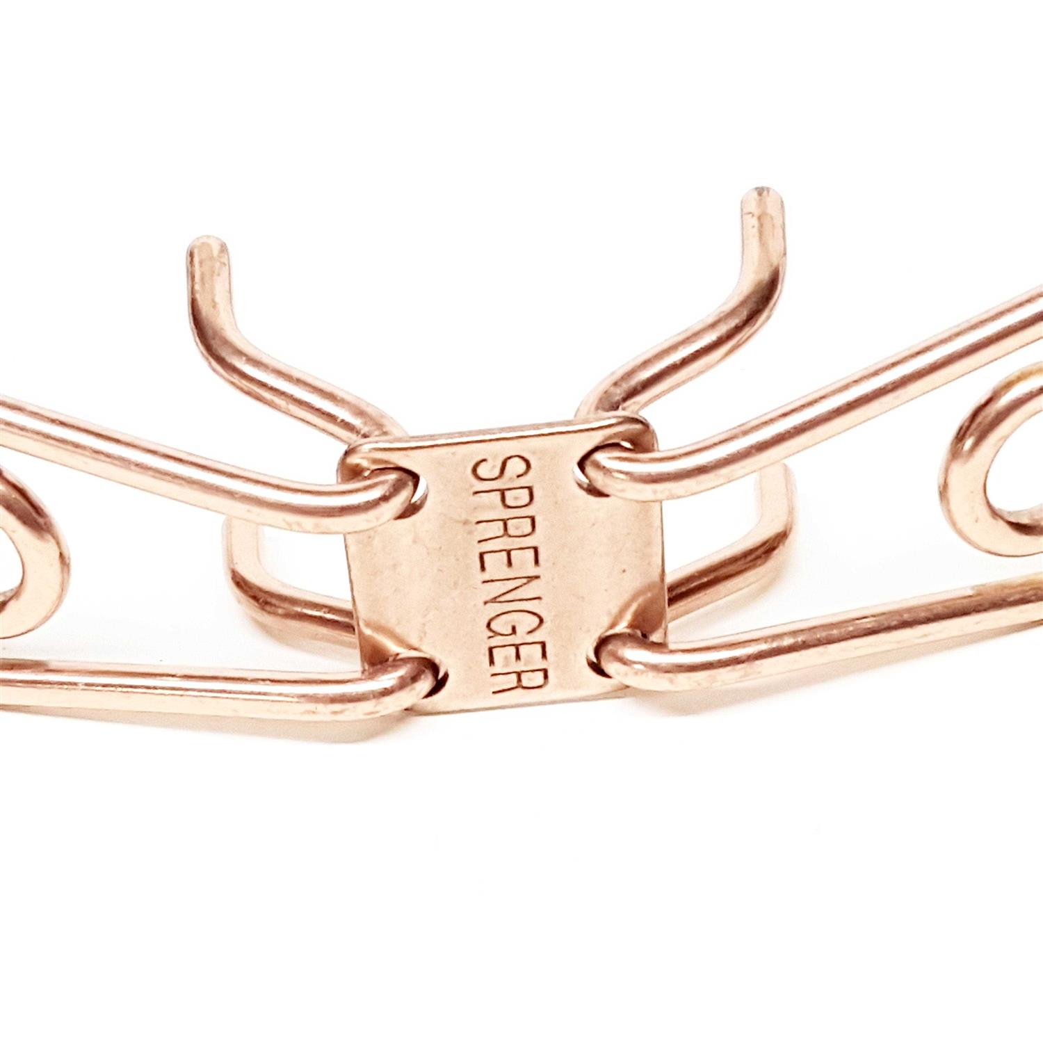 Herm Sprenger Curogan ULTRA-PLUS Training Collar with Center-Plate and Assembly Chain