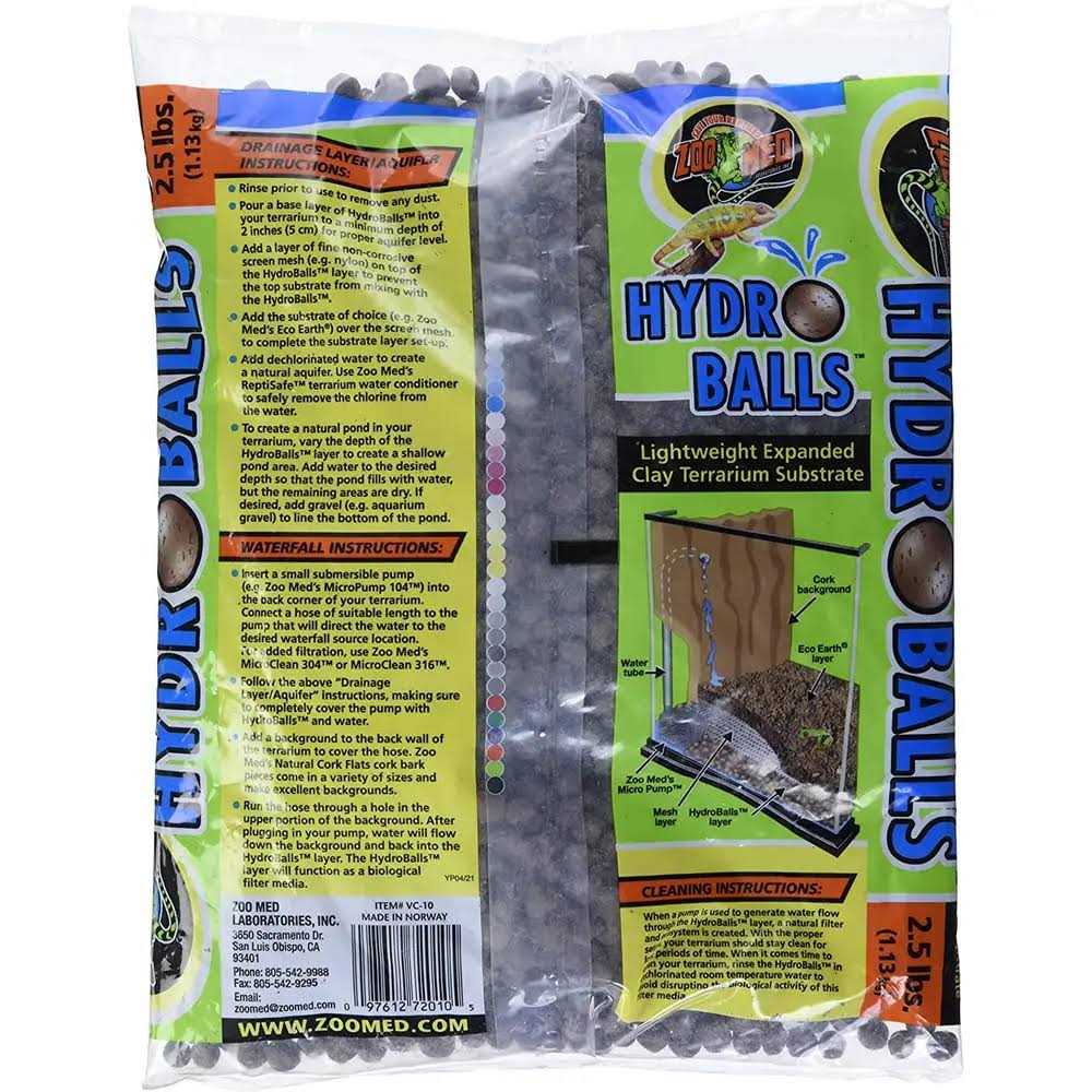Zoo Med HydroBalls Clay Terrarium Substrate
