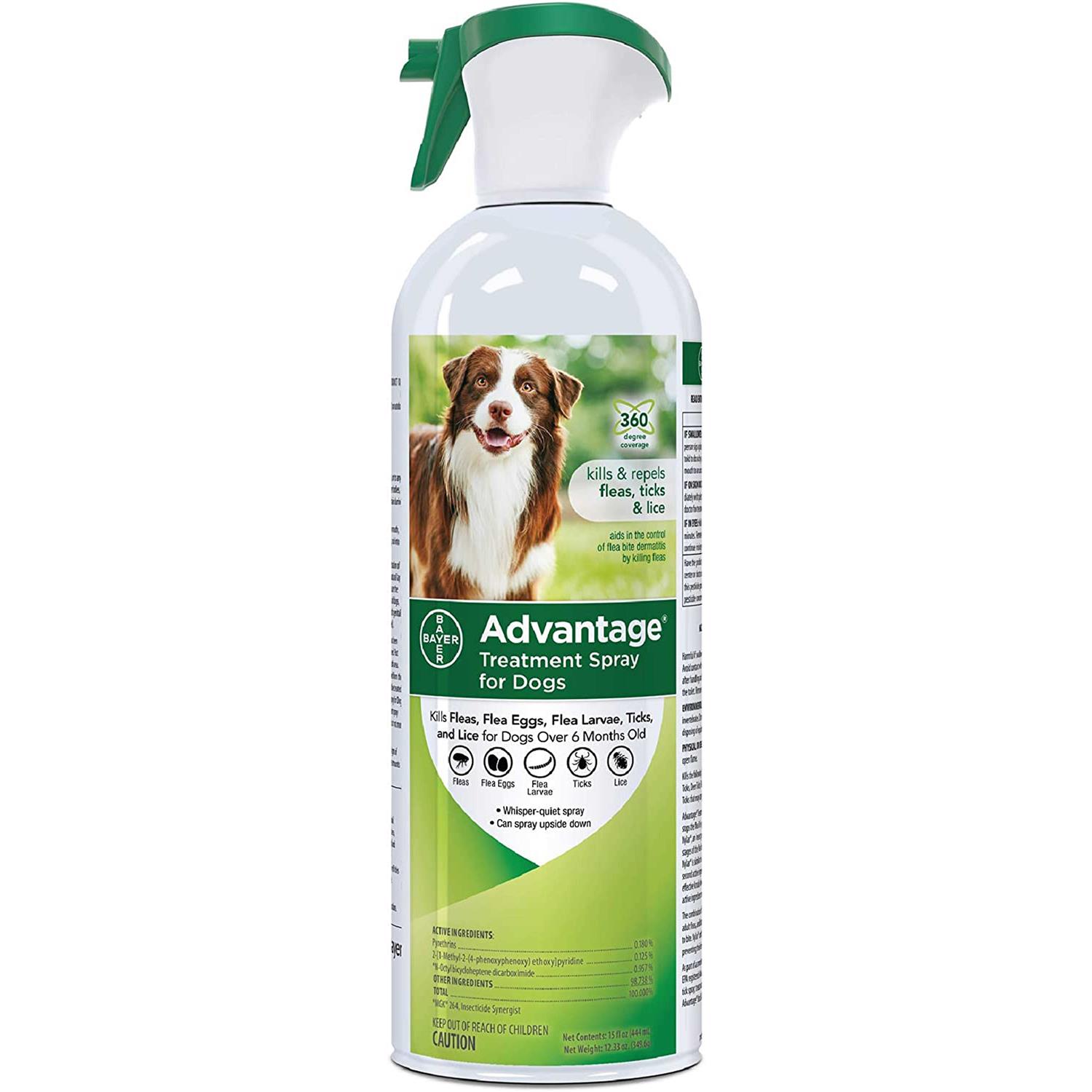 Advantage Flea & Tick Treatment Spray for Dogs