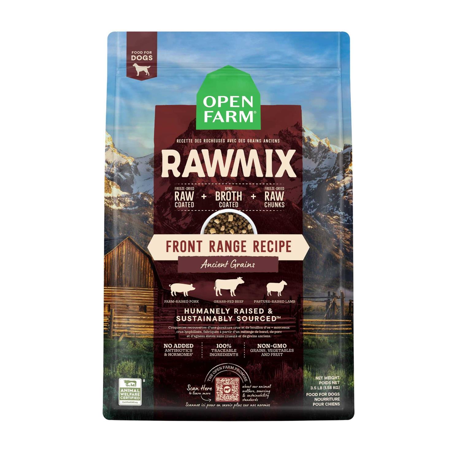 Open Farm RawMix Ancient Grains Front Range Dry Dog Food
