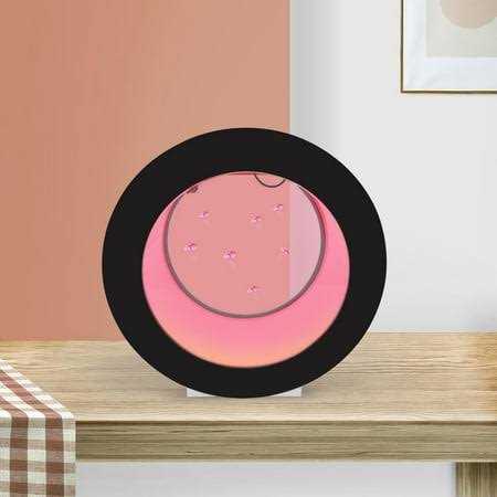 Denest Acrylic Jellyfish Aquarium Electronic Fish Tank LED Automatic Fish Tank 18L