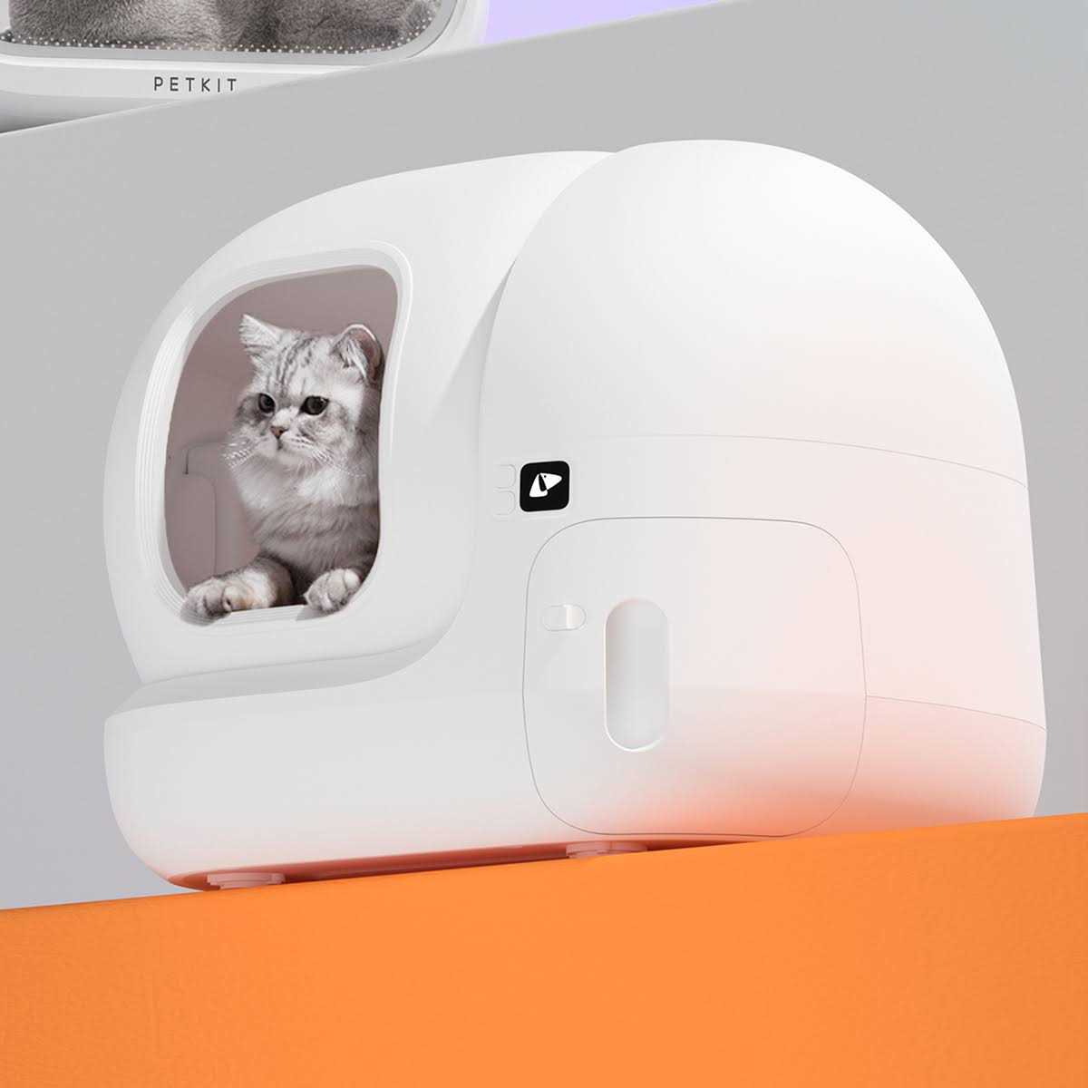 Petkit PuraMax Self-Cleaning Wifi Enabled Automatic Cat Litter Box for Multiple Cats with Litter Mat