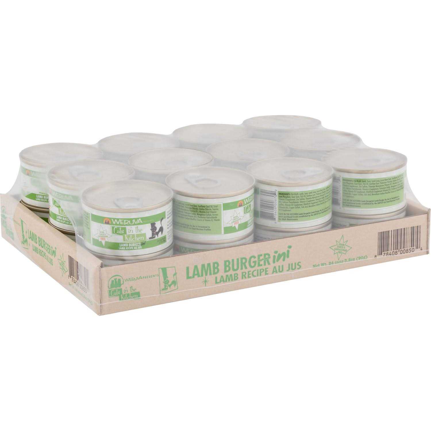 Weruva Cats in The Kitchen Lamb Burgini