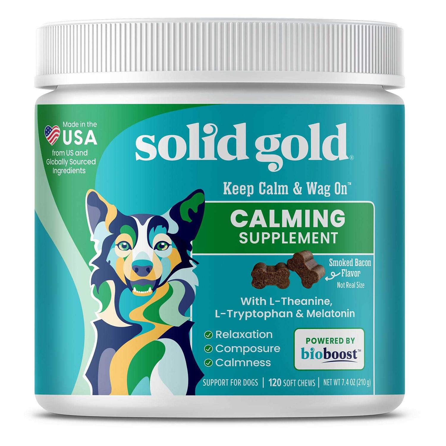 Solid Gold Keep Calm and Wag On