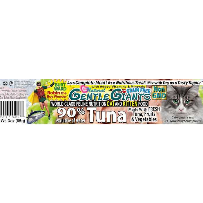 Gentle Giants Natural Non-GMO Tuna Cat & Kitten Can Food