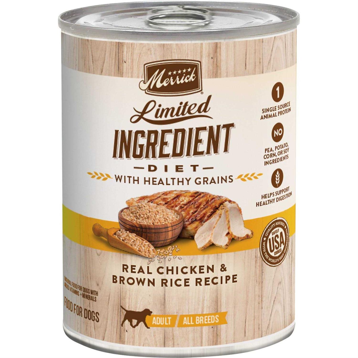 Merrick Limited Ingredient Diet Chicken & Brown Rice Wet Dog Food