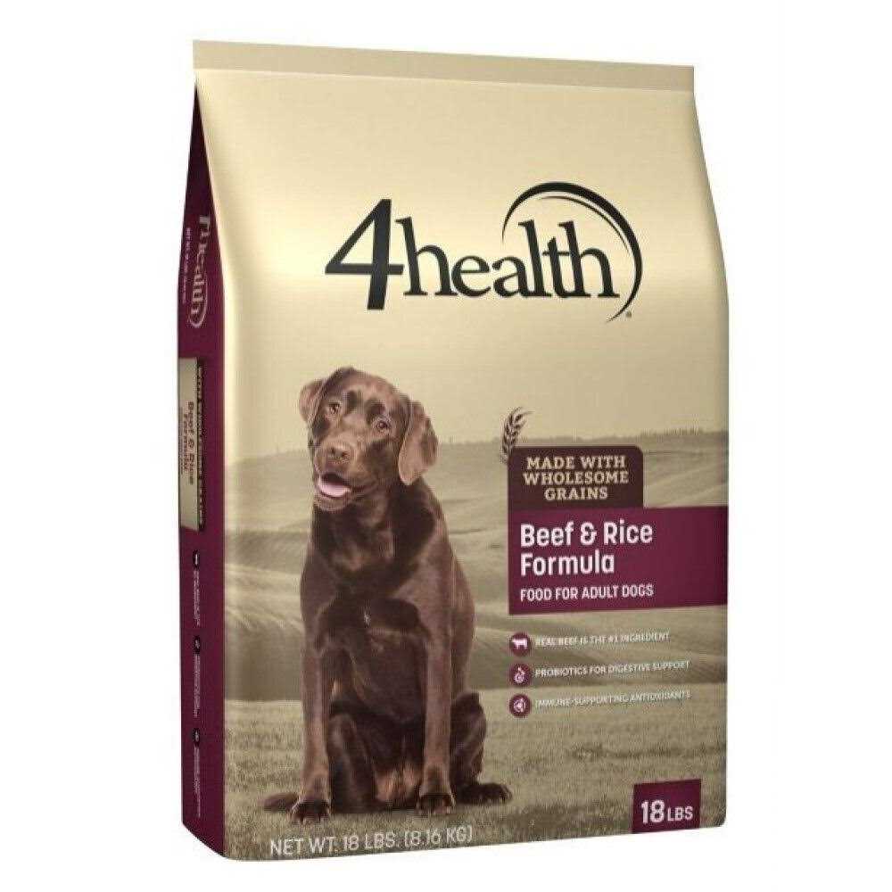 4health Wholesome Grains Adult Beef and Rice Formula Dry Dog Food