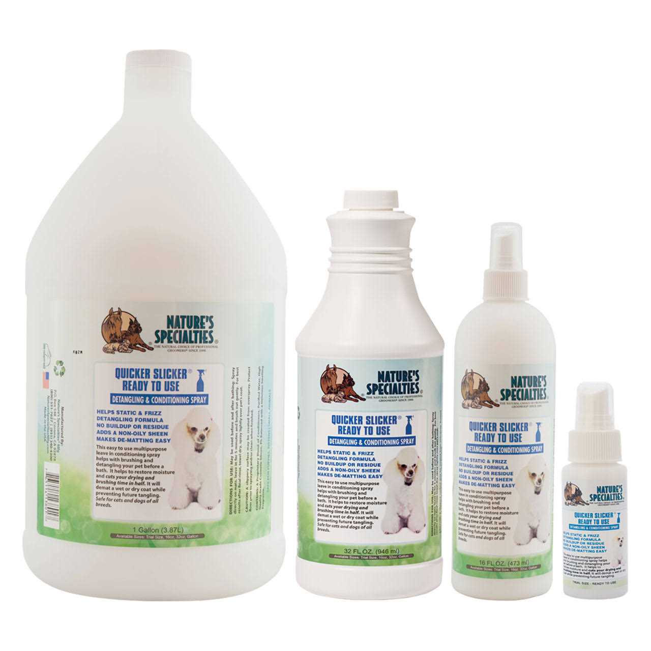 Nature’s Specialties Quicker Slicker Ready to Use Pet Conditioner