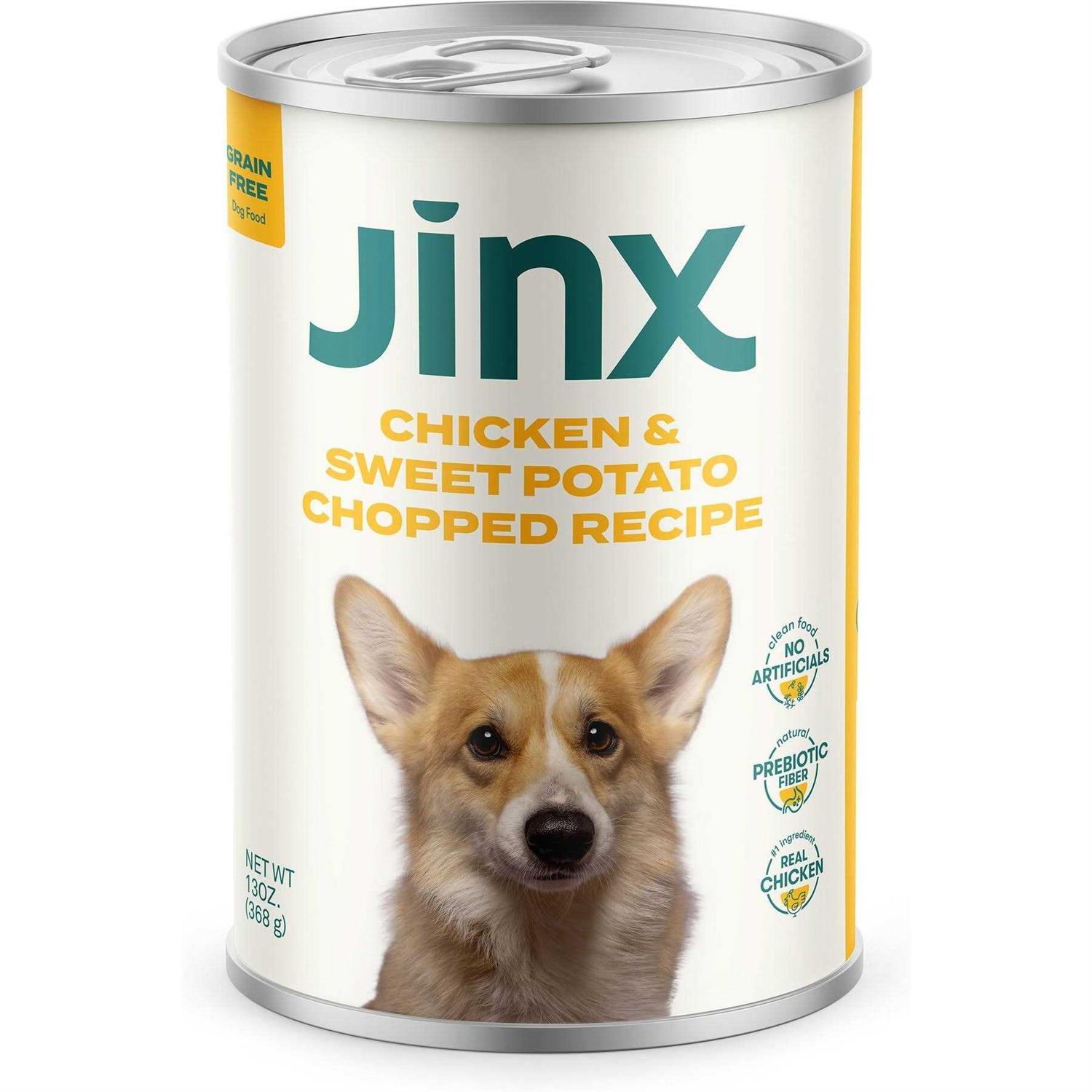 Jinx Grain-Free Sweet Potato Chopped Recipe Wet Dog Food