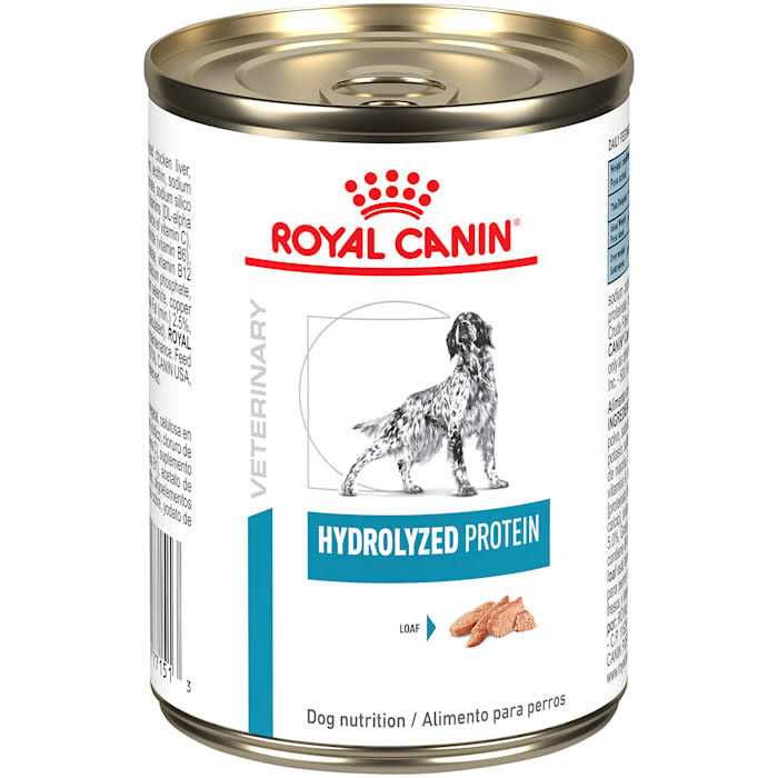 Royal Canin Veterinary Diet Canine Hydrolyzed Protein Adult Dog Loaf in Sauce Food – 13.7 oz can, Size: 13.8 oz, Flavor: Chicken | PetSmart