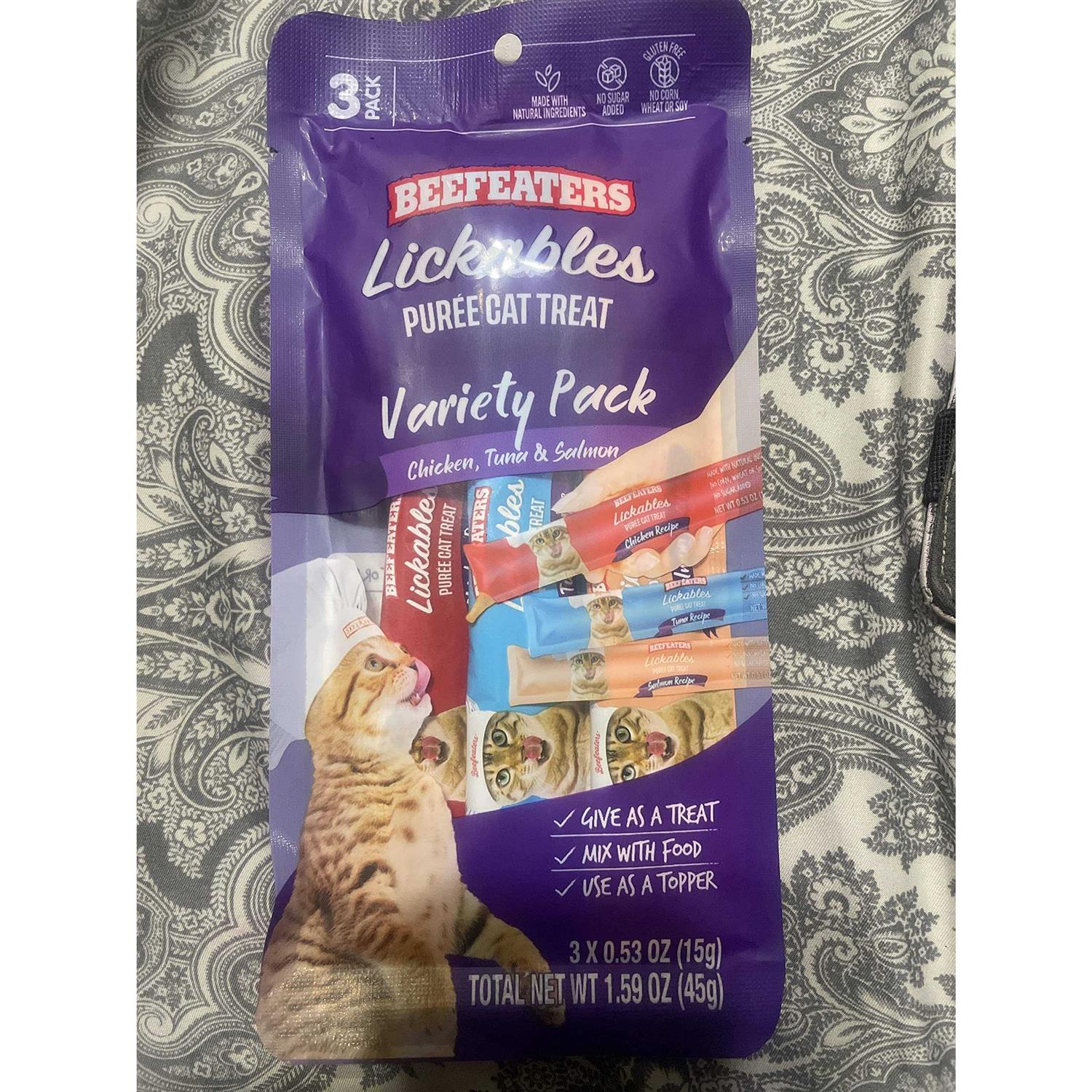 Beefeaters Lickables Puree Cat Treats