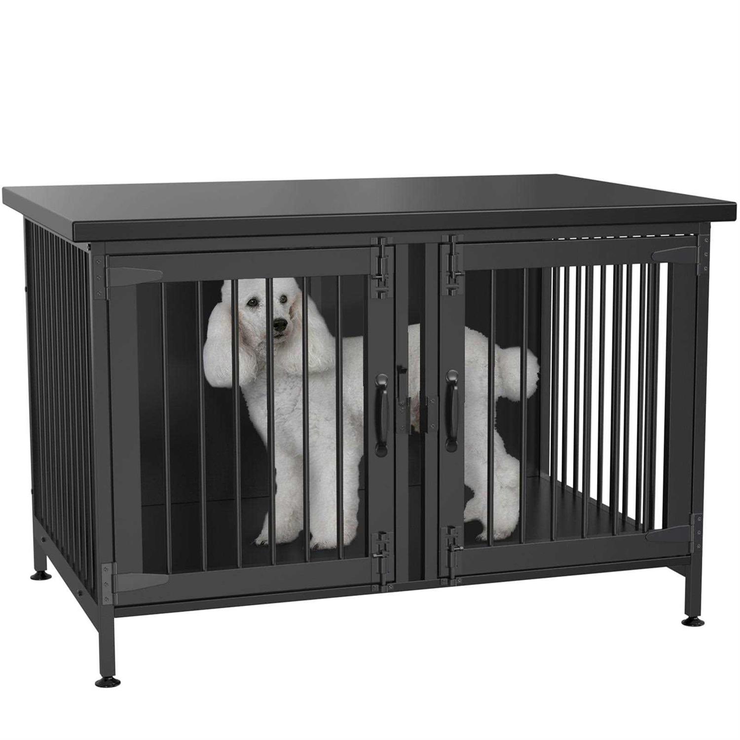 Gdlf Double Dog Crate with Divider for 1 or 2 Dogs