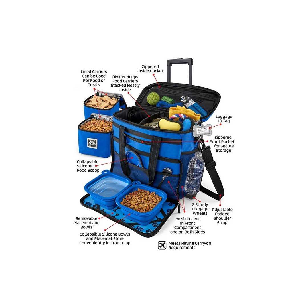 Mobile Dog Gear Week Away Rolling Bag