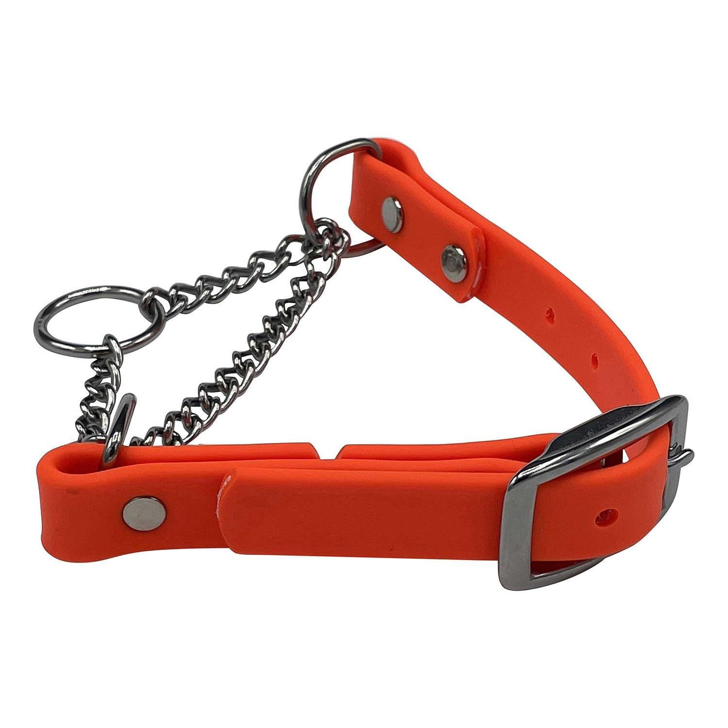 JIM HODGES DOG TRAINING Martingale Collar for Dogs Biothane Stainless Steel Hardware No Pull