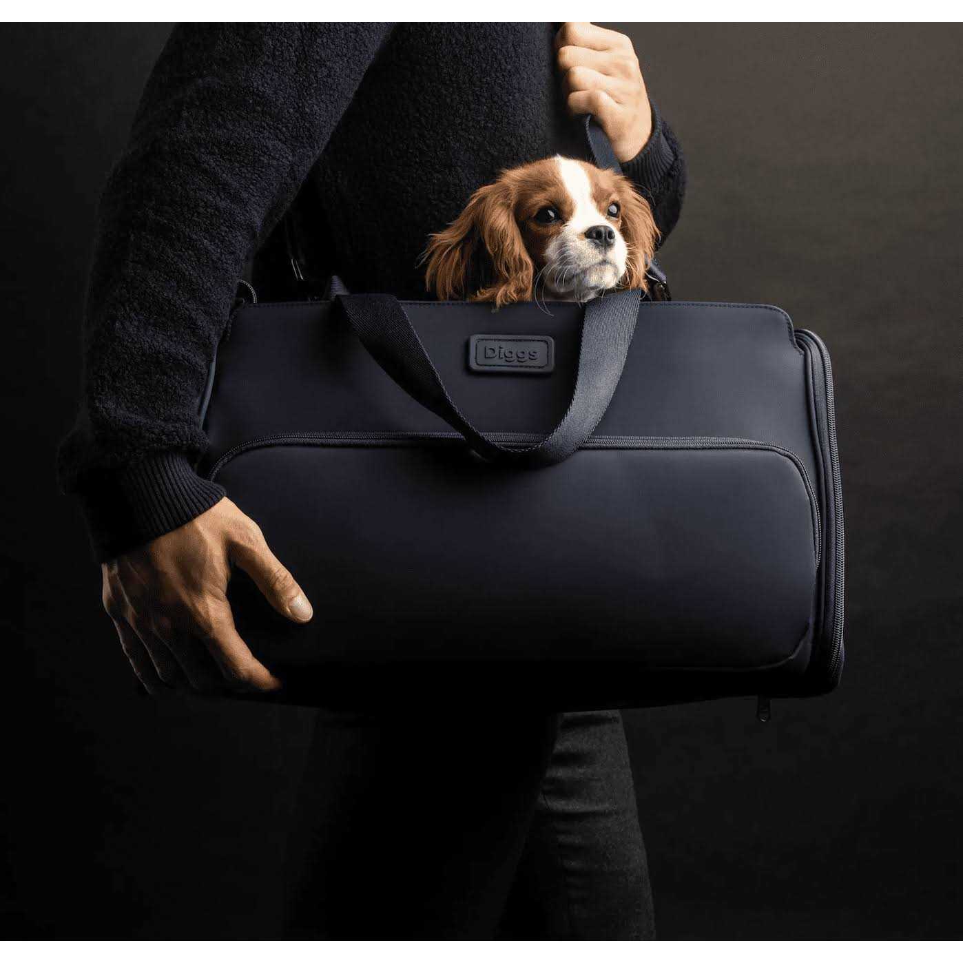 Diggs Travel Pet Carrier for Small Dogs and Cats, Plane, Train, or Car