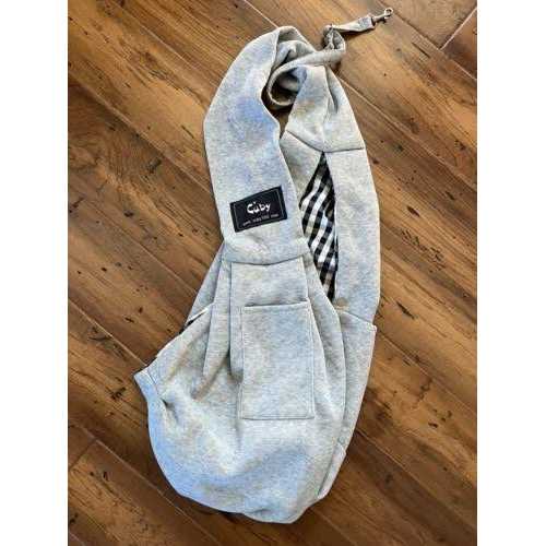 Cuby Dog and Cat Sling Carrier Hands Free Reversible Pet Papoose Bag Soft Pouch and Tote Design Suitable for Puppy